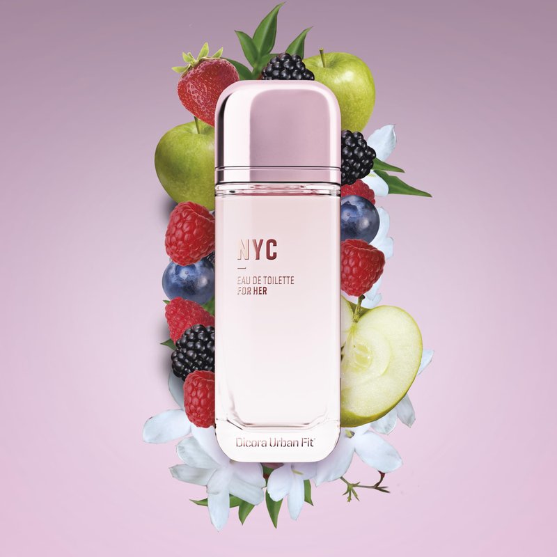 Dicora Urban Fit NYC Perfume for Women - Notes of Bergamot, Tangerine, Patchouli, Tonka Bean, Lavender, and Vanilla - 5.07 oz EDT Spray