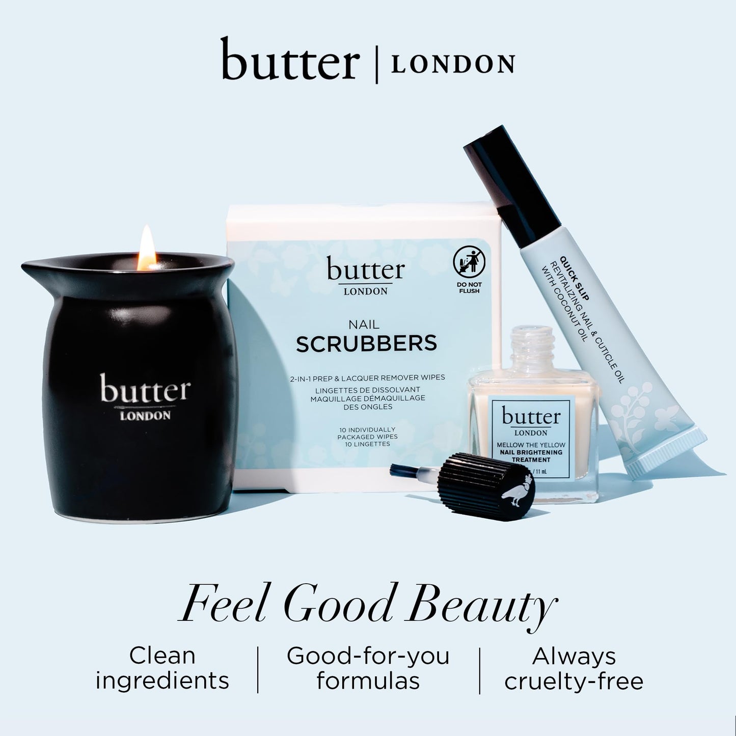 butter London Glass Nail File, Signature Glass Collection - Professional Nail Filers for Natural Nails - Salon Quality Manicure Pedicure Tool & Products for Fingernails & Toenails