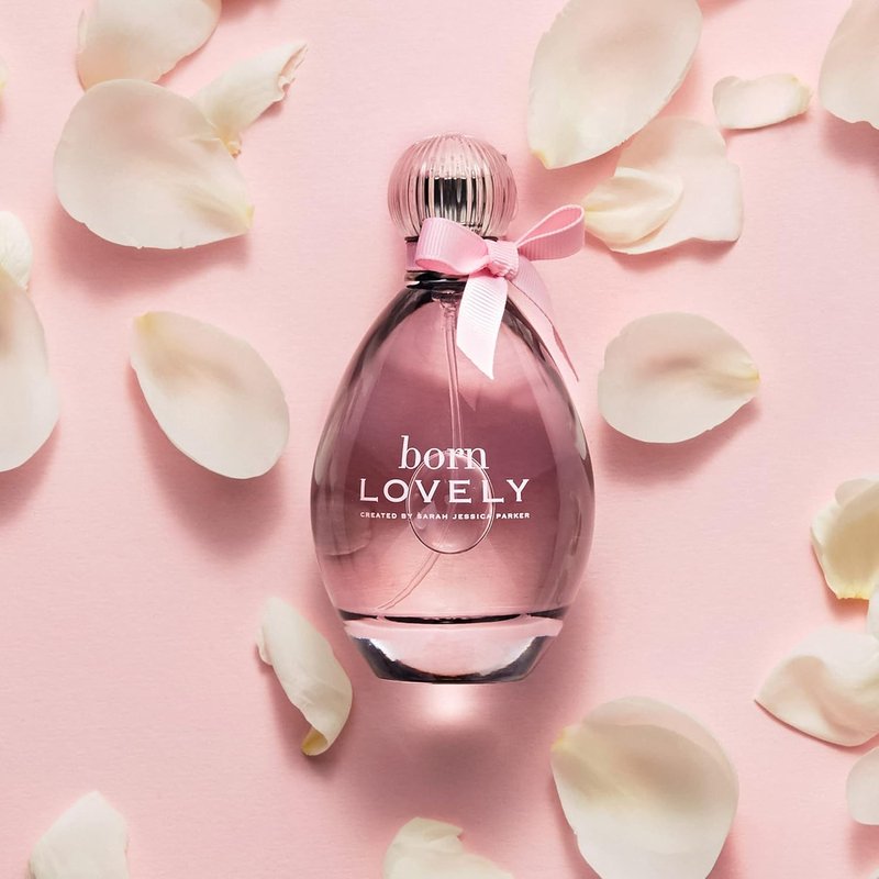 Born Lovely by SJP - Amber Floral Eau De Parfum Spray for Women - Lush Mandarin, Peony, Honeysuckle - 1.7 oz Long-Lasting Fragrance