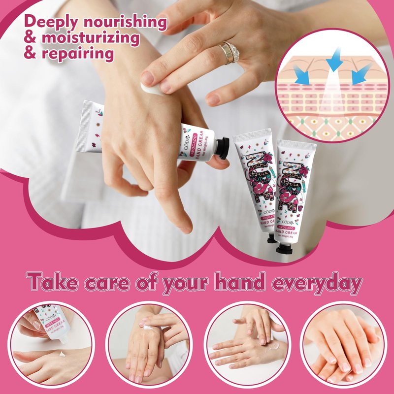 Kolewo4ever 90pcs 30 Sets Nurse Hand Cream Nurse Christmas Gifts Travel Size Hand Lotion for Dry Cracked Hands Gifts for Nursing Graduation Nurses Week New Nurses