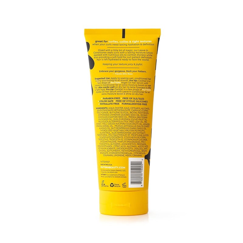 PATTERN Leave-In Conditioner - Rich Moisture for Curly & Coily Hair | 9.8 fl oz, 3a to 4c