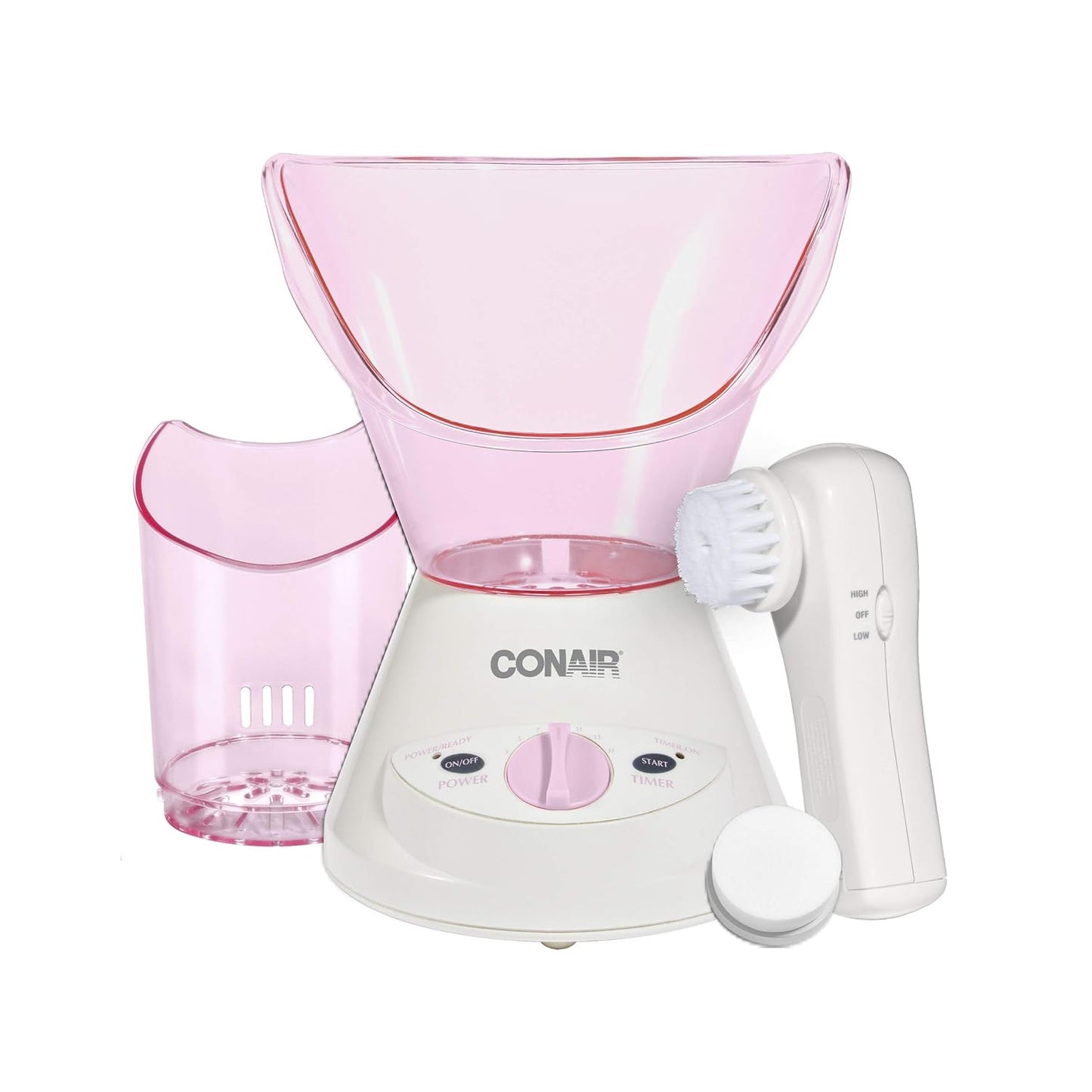 True Glow Facial Steamer - Gentle Mist Moisturizing System with Cleansing Brush | Spa Quality Skincare