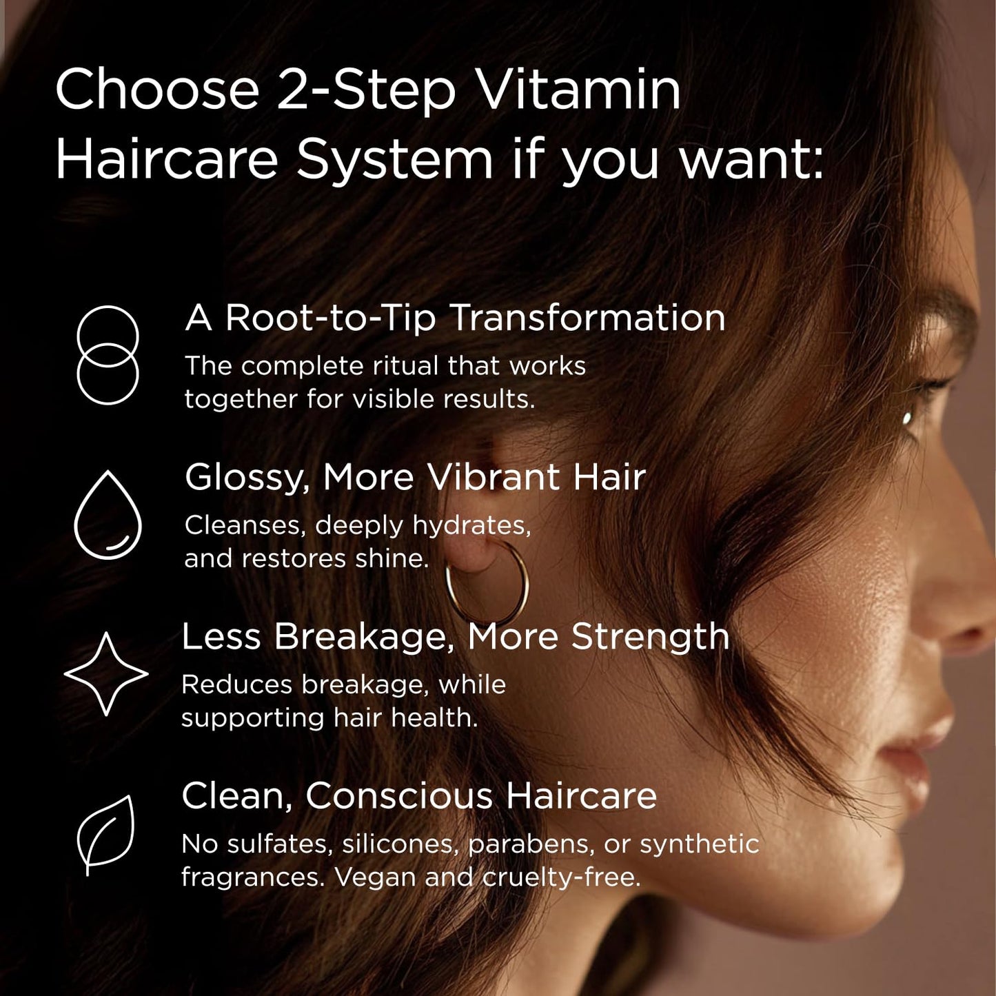 JSHealth Vitamins Shampoo & Conditioner Haircare - Includes Purifying Keratin Shampoo & Nourishing Hair Conditioner - Virtual Bundle