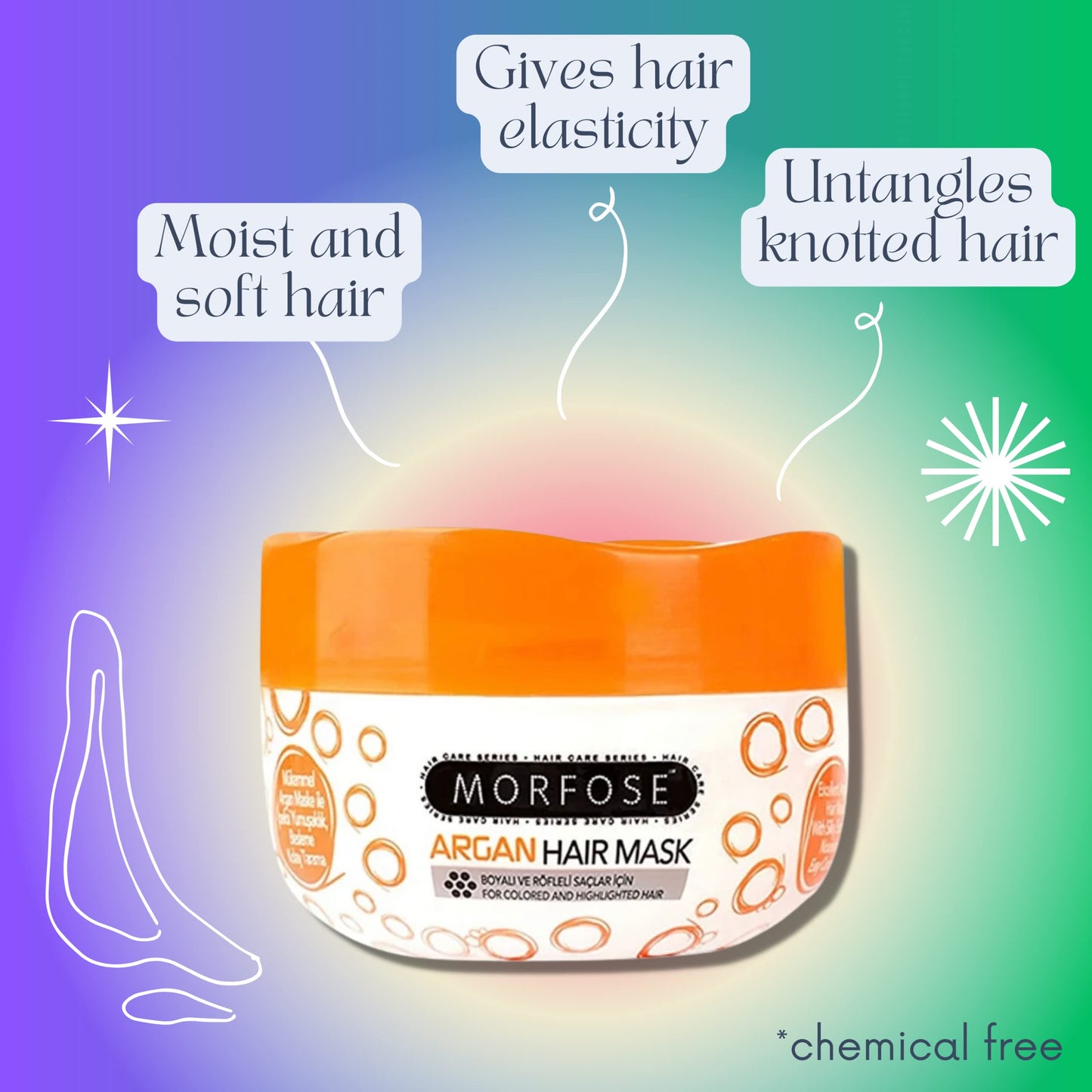 Morfose Professional Biotin Hair Mask for Dry, Damaged, or Brittle Strands, Repairs and Protects, Soft, Smooth and Healthy Hair, reduces Brakage and Split-Ends, (large, 16.9 Fl Oz)
