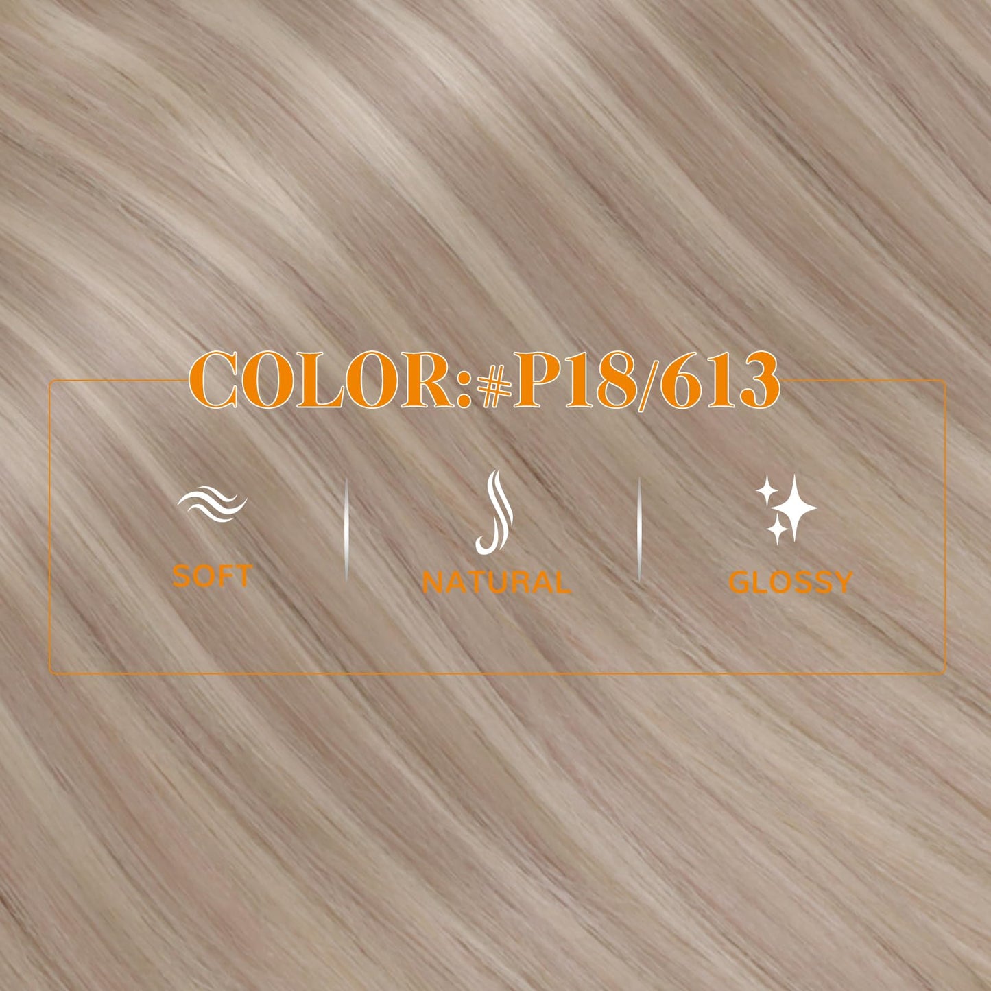 Easyouth Ponytail Extension Human Hair, 12 Inch 70G, Blonde Pony Tail Extensions, Ash Blonde Highlighted Bleach Blonde, Natural Hair Ponytail Human Hair for Women, Add Volume
