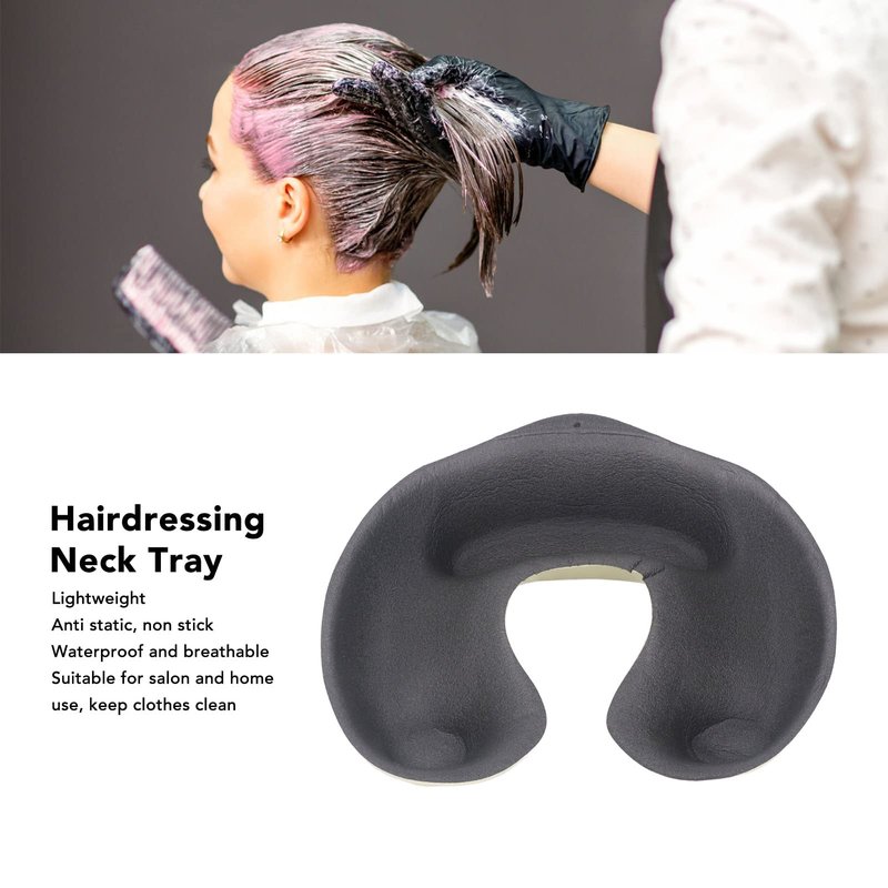 Salon Hairdressing Perming Neck Tray - Anti-Static EPE Material, Waterproof and Breathable Design - Perfect for Hair Dye, Cutting, and Styling in Salon or Home Use