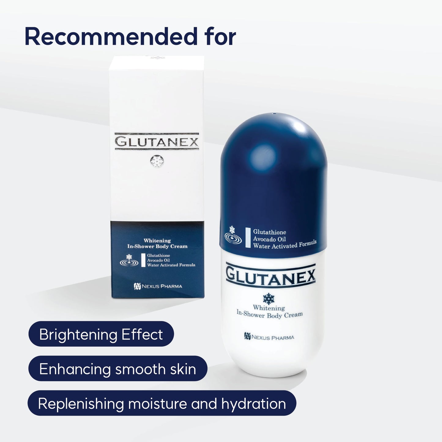 Glutanex In-Shower Body Cream, 300ml, 10.14 Ounce (Pack of 1)