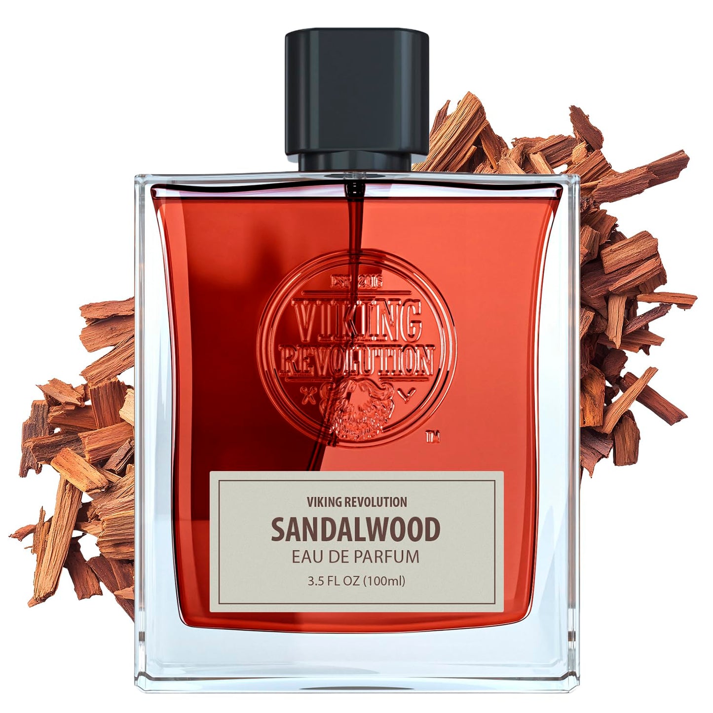 Sandalwood Cologne for Men - Woody Eau de Parfum with Cedar, Cypress & Vanilla | 3.5 Fl Oz Gift