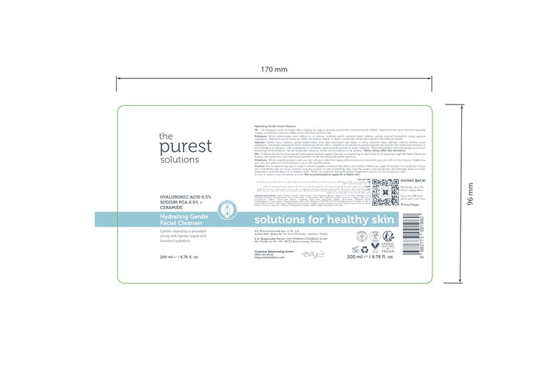 The Purest Solutions Exfoliating Salicylic Acid Cleanser Facial Cleanser (0.5% Salicylic Acid & 1% Niacinamide) - For Oily/Combination Skin - Reduces Pimples and Acne Prone - Vegan (6.76 fl. oz)