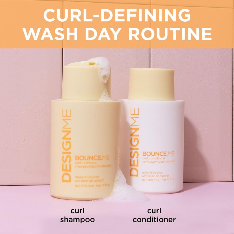 Design.Me BOUNCE.ME Curl Conditioner | Curl-Defining, Added Bounce, Nourishing, Anti-Frizz Formula| Boost Shine & Moisturising Conditioner for All Curly Hair Types
