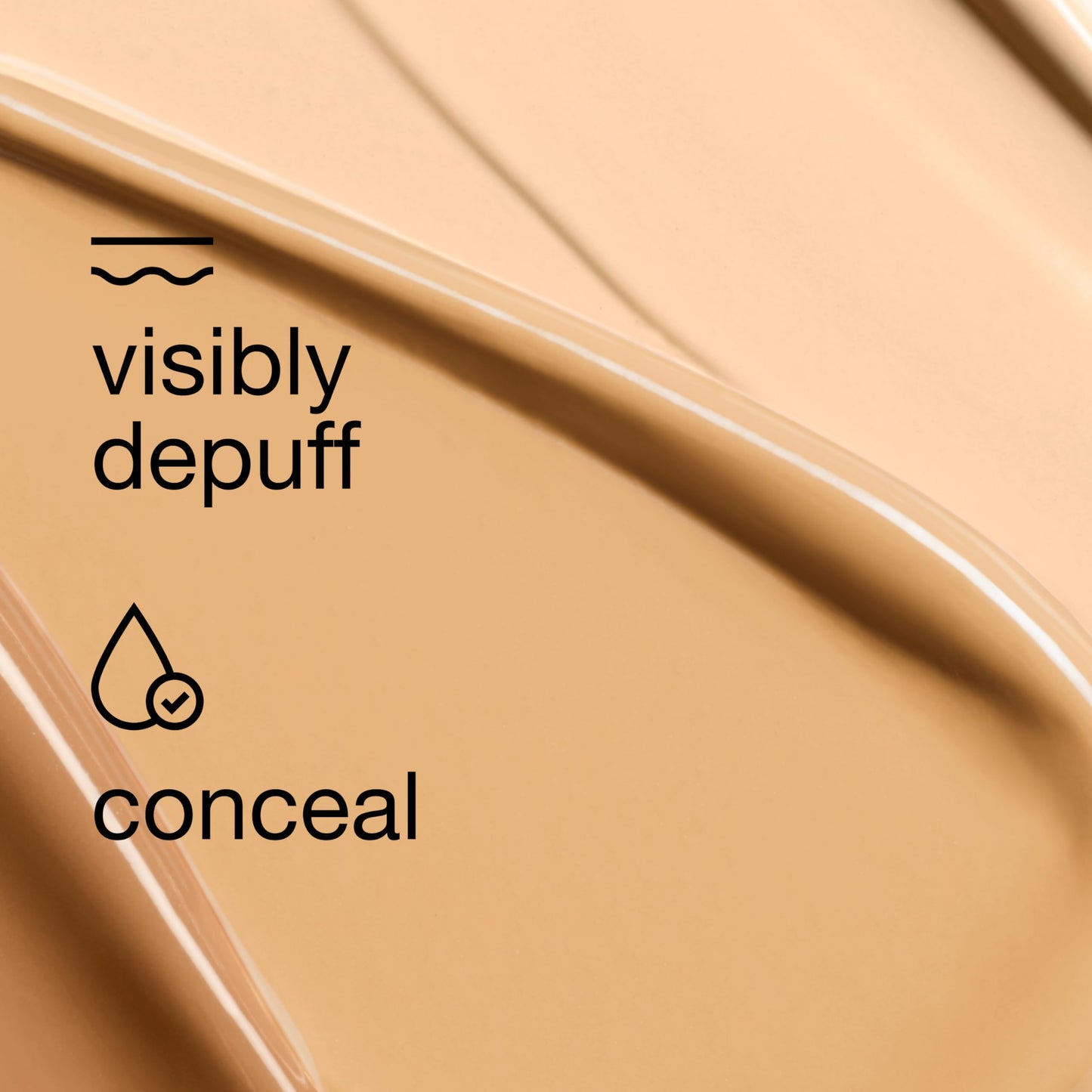 Clinique Even Better All-Over Full Coverage Concealer + Eraser Makeup For Dark Undereye Circles | With Hyaluronic Acid + Caffeine | Hydrating, Brightening + Depuffing, Cream Chamois, 0.2 Fl Oz
