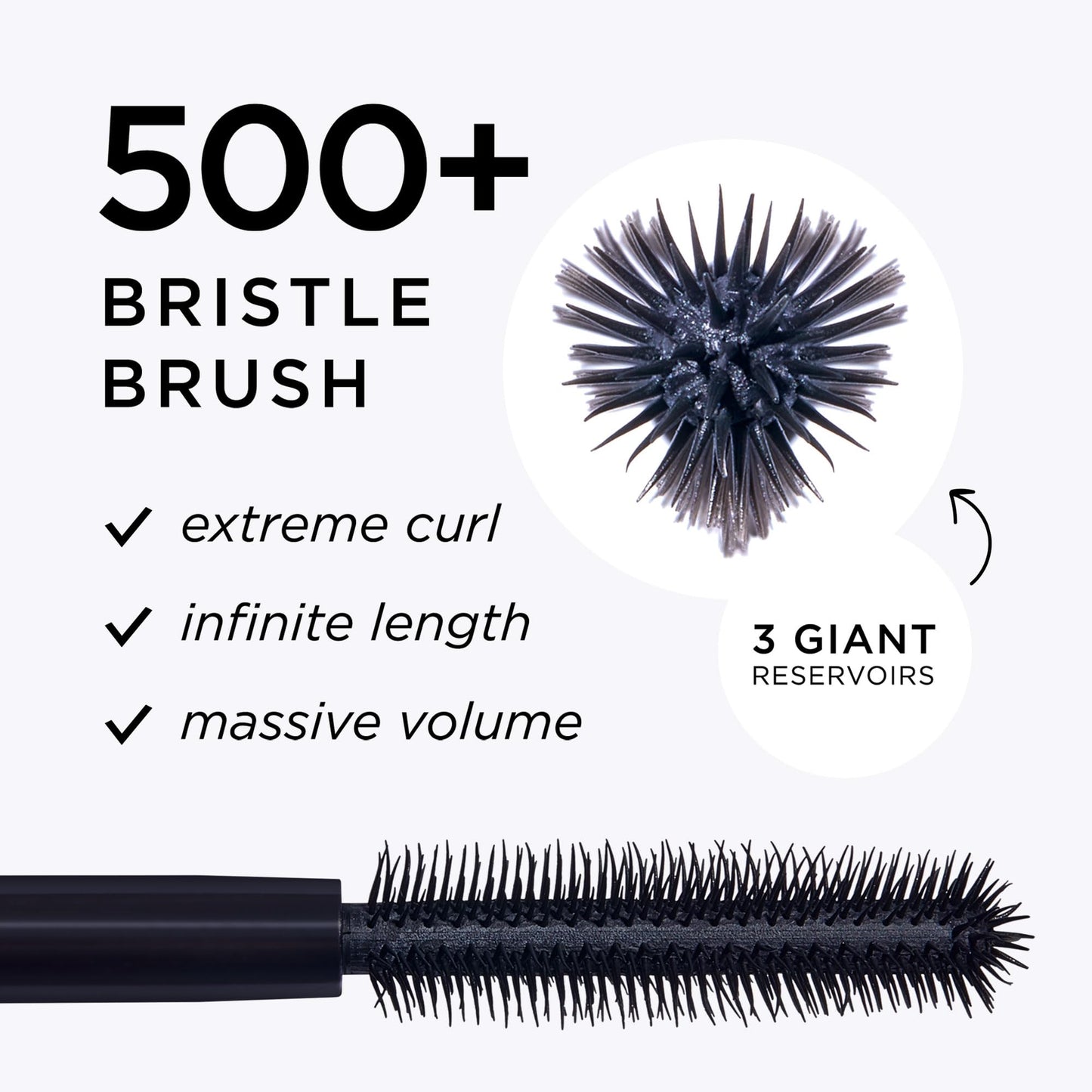 tarte maneater mascara – Extreme Curl, Instant Volume & Length, 16HR Ultra-Creamy Longwear Eye Makeup, Cruelty-Free, full size, brown