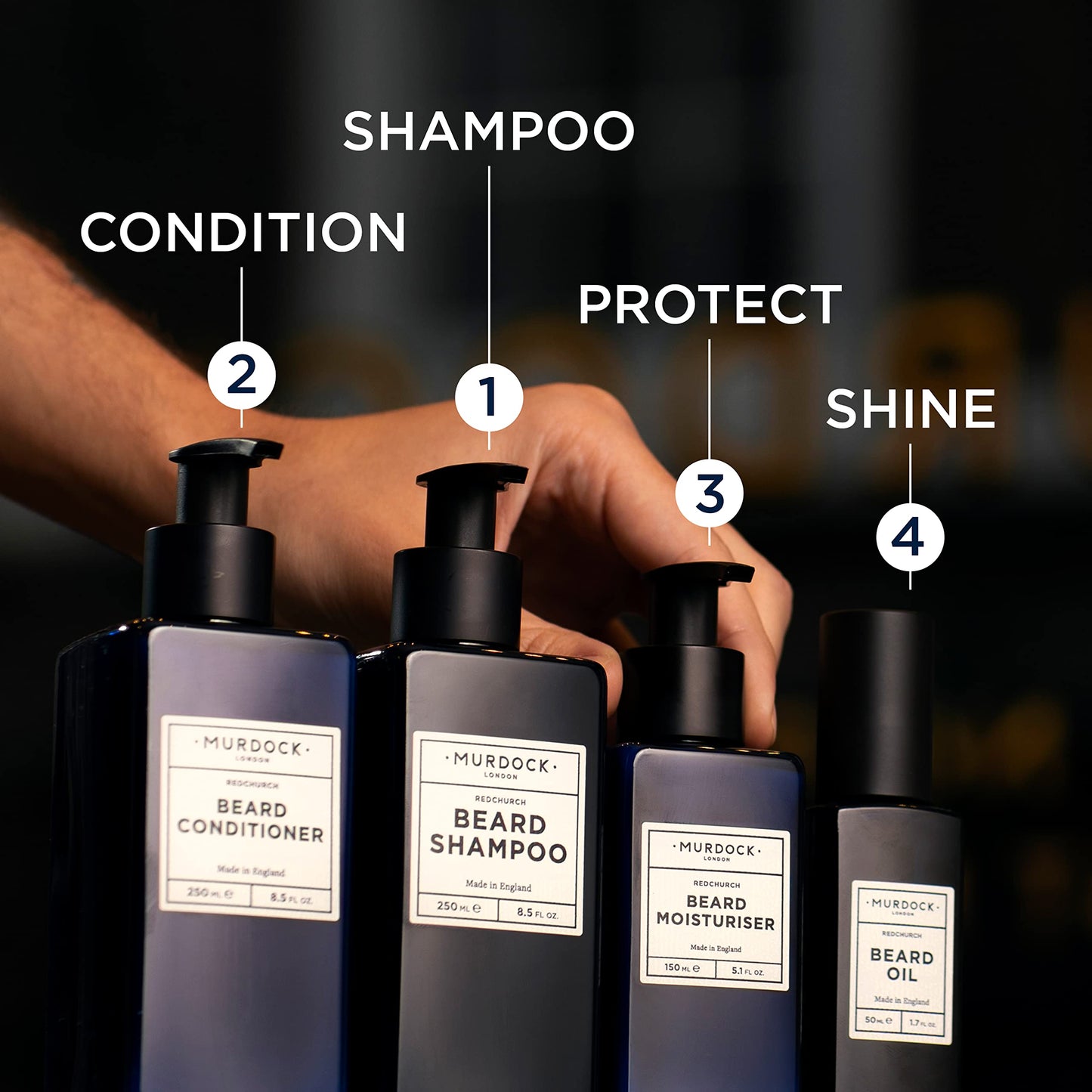 Murdock London Lightweight Beard Moisturizer For Men – Hydrating Beard Softener for Men & Skin Comfort – Clean Label Moisturizer for Daily Use, Reduce Flakiness & Irritation (5.1 FL OZ)
