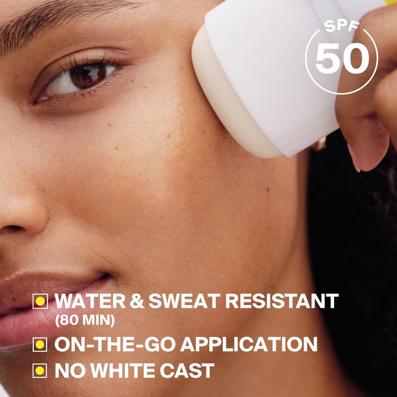 Supergoop! PLAY Everyday Sunscreen Stick SPF 50 - Lightweight, Non-Greasy Formula - Natural Finish - Fragrance Free - Water & Sweat Resistant - All Skin Types - 1.4 fl oz
