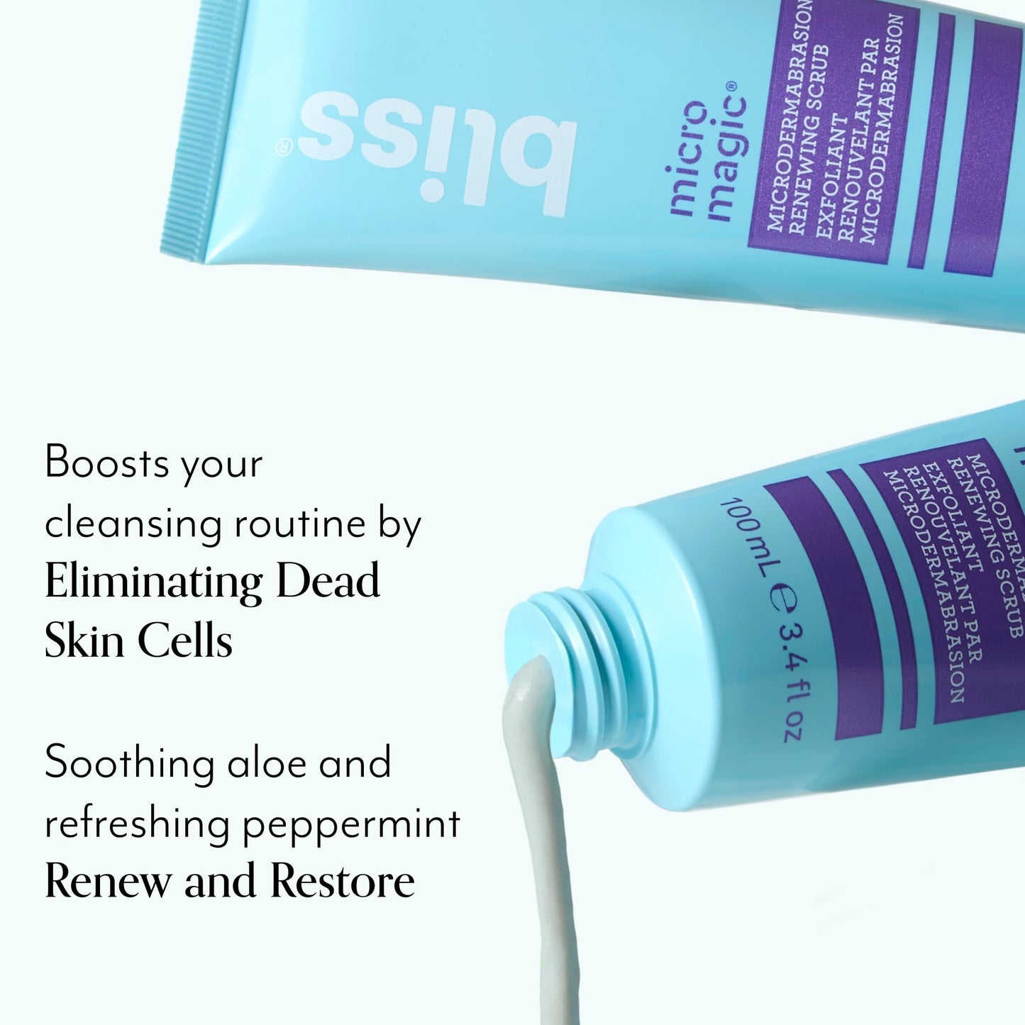 Bliss That’s Incredi-Peel Glycolic Resurfacing Pads + Micro Magic Microdermabrasion Scrub – At-Home Exfoliating Duo for Smooth, Glowing Skin – Vegan, Cruelty-Free, Travel-Friendly