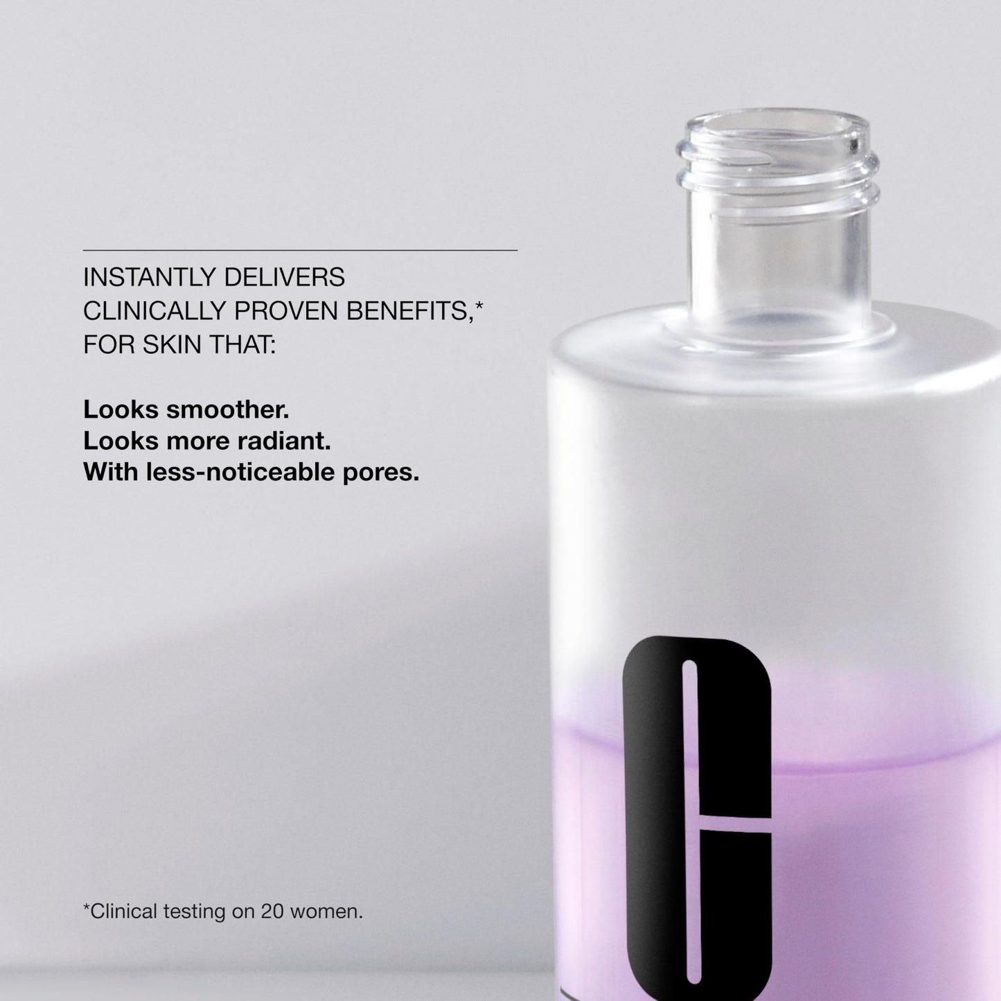 Clinique Clarifying Lotion 2 | Gentle Exfoliator For Dry Combination Skin Types | Face Toner With Witch Hazel | Step 2 in 3-Step Skin Care Routine, 16.5 Fl Oz