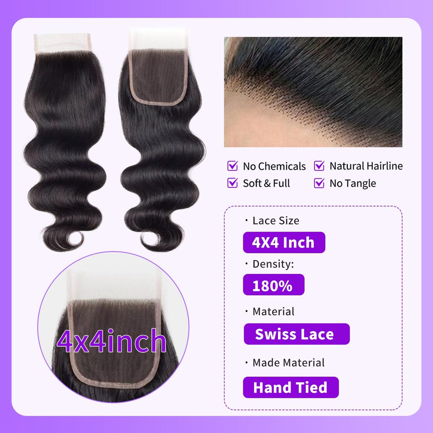 Water Wave Human Hair Bundles 18 Inch 12A Deep Curly Bundles Human Hair 100% Unprocessed Wet and Wavy Bundles Human Hair Extensions Natural Black