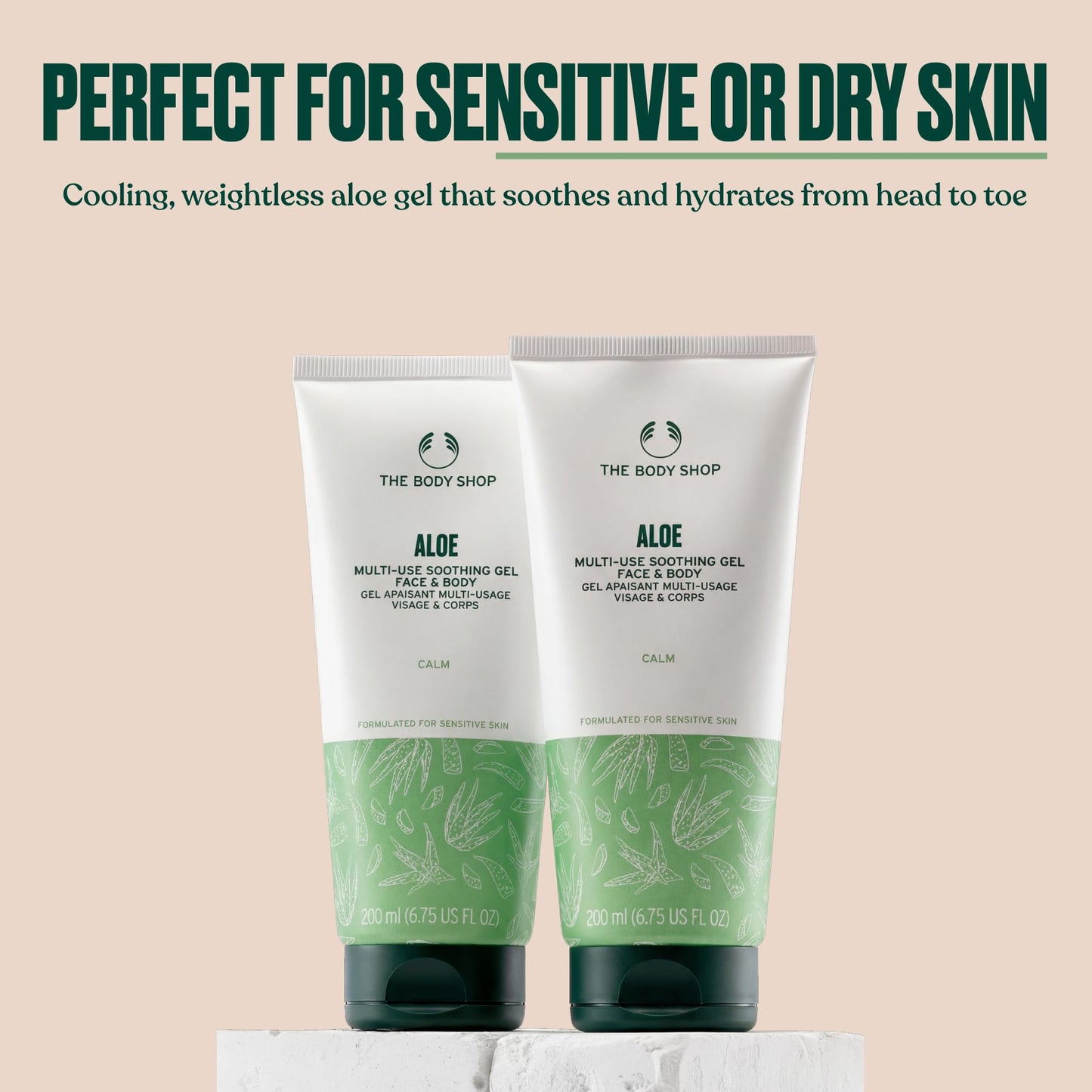 The Body Shop Aloe Multi-Use Soothing Gel, 6.76 Fl Oz