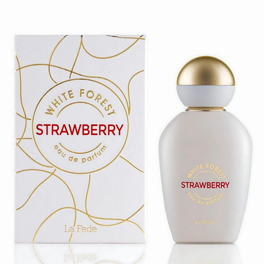 Khadlaj La Fede White Forest Strawberry Eau De Parfum Spray for Women, 3.4 Ounce