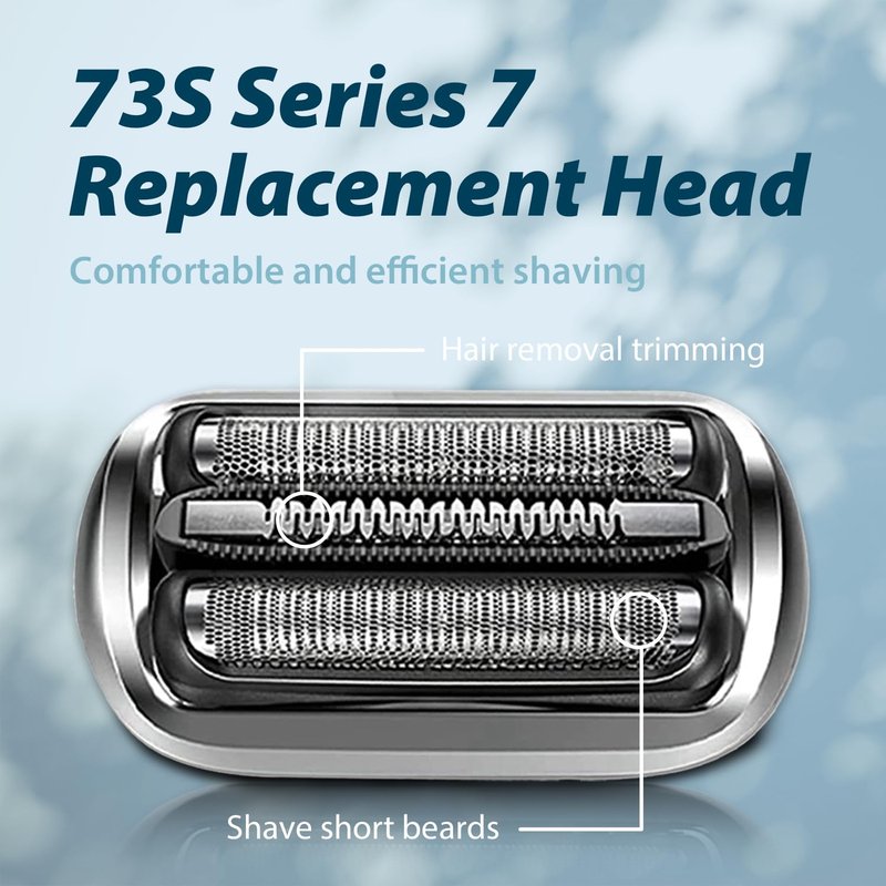 Replacement Shaver Heads for Braun Series 7 | 2-Pack Compatible with 7020, 7027, 7071, 7075, 7085 - Wet & Dry Use for Men