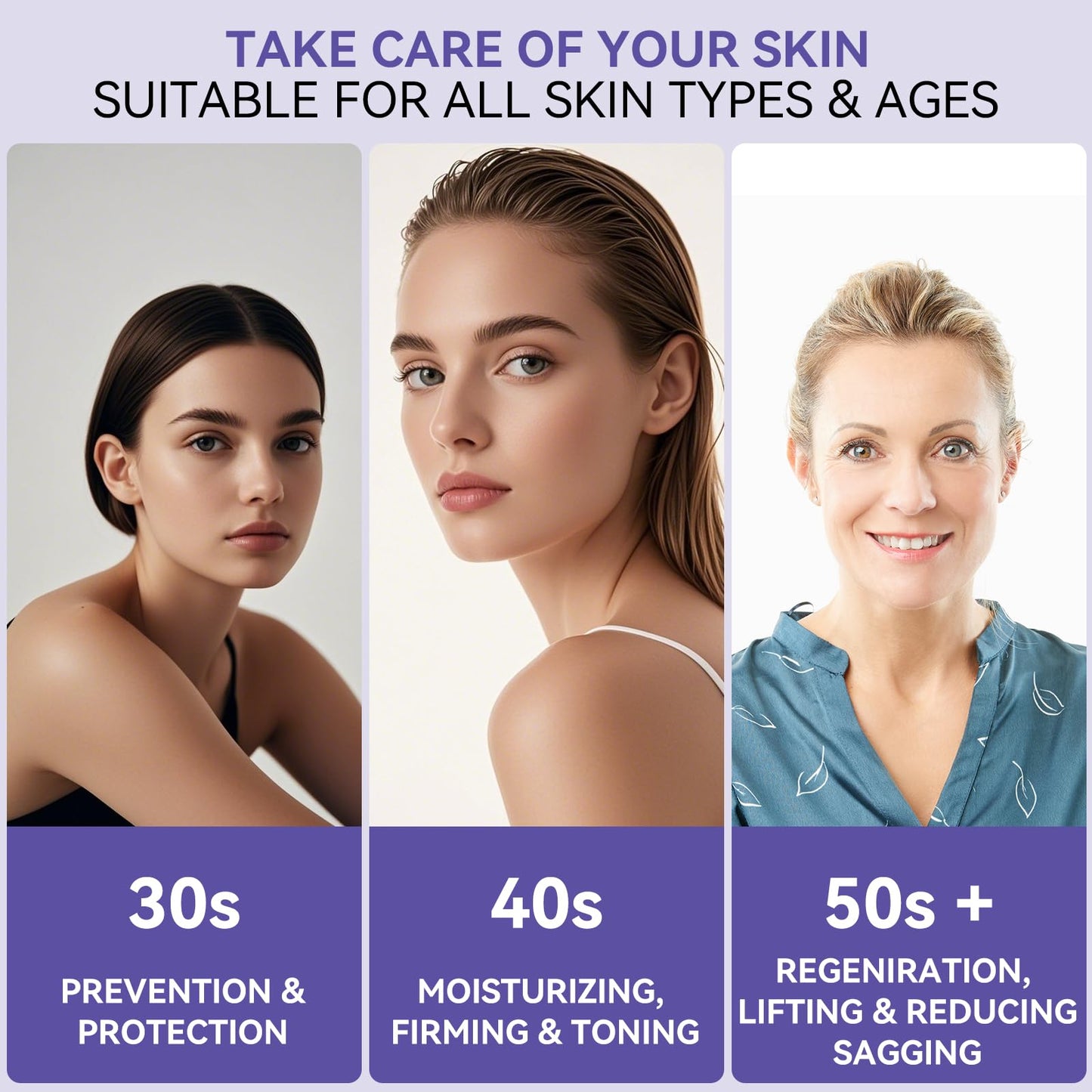 Face Moisturizer Retinol Cream, Neck Collagen Cream for Tightening Skin, Anti Aging Day & Night Deep Facial Moisturizer for Women & Men, Tighten and Lift Wrinkle