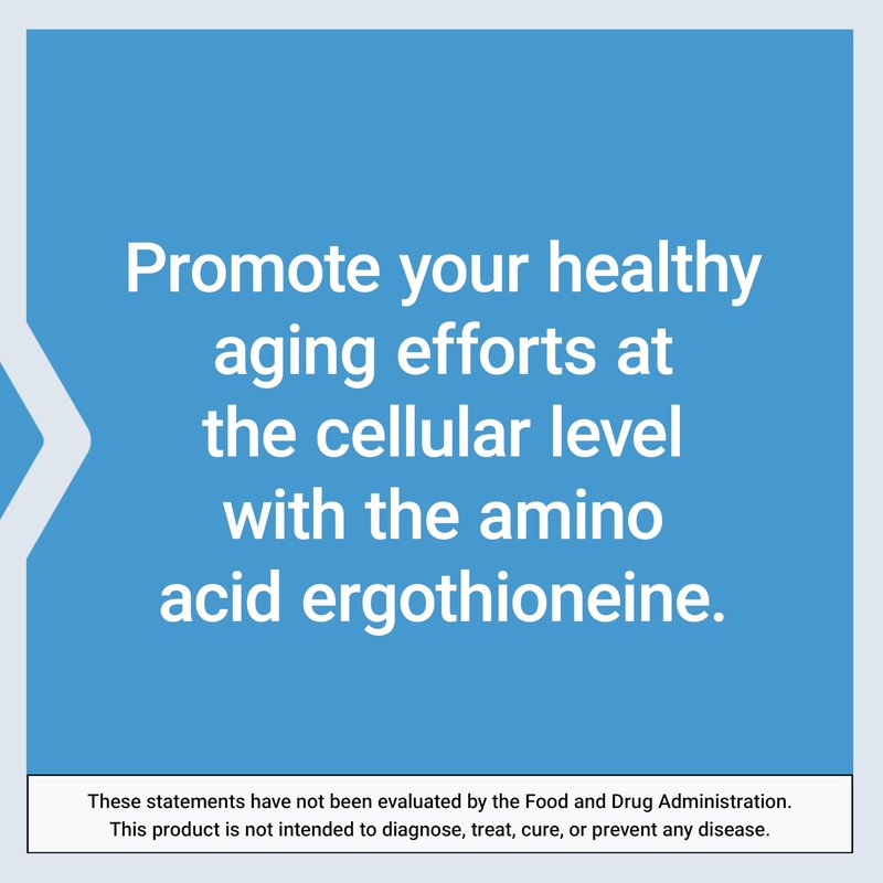 Life Extension Essential Youth L-Ergothioneine – Promotes Longevity & Healthy Aging – Gluten-Free – Non-GMO – Vegetarian – 5 mg – 30 Vegetarian Capsules