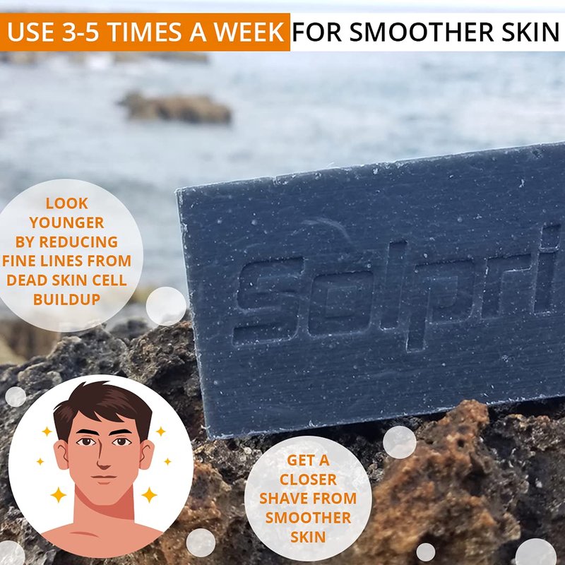Exfoliating Charcoal Soap Bar Bundle - Deep Cleansing & Detoxifying | 2-Pack