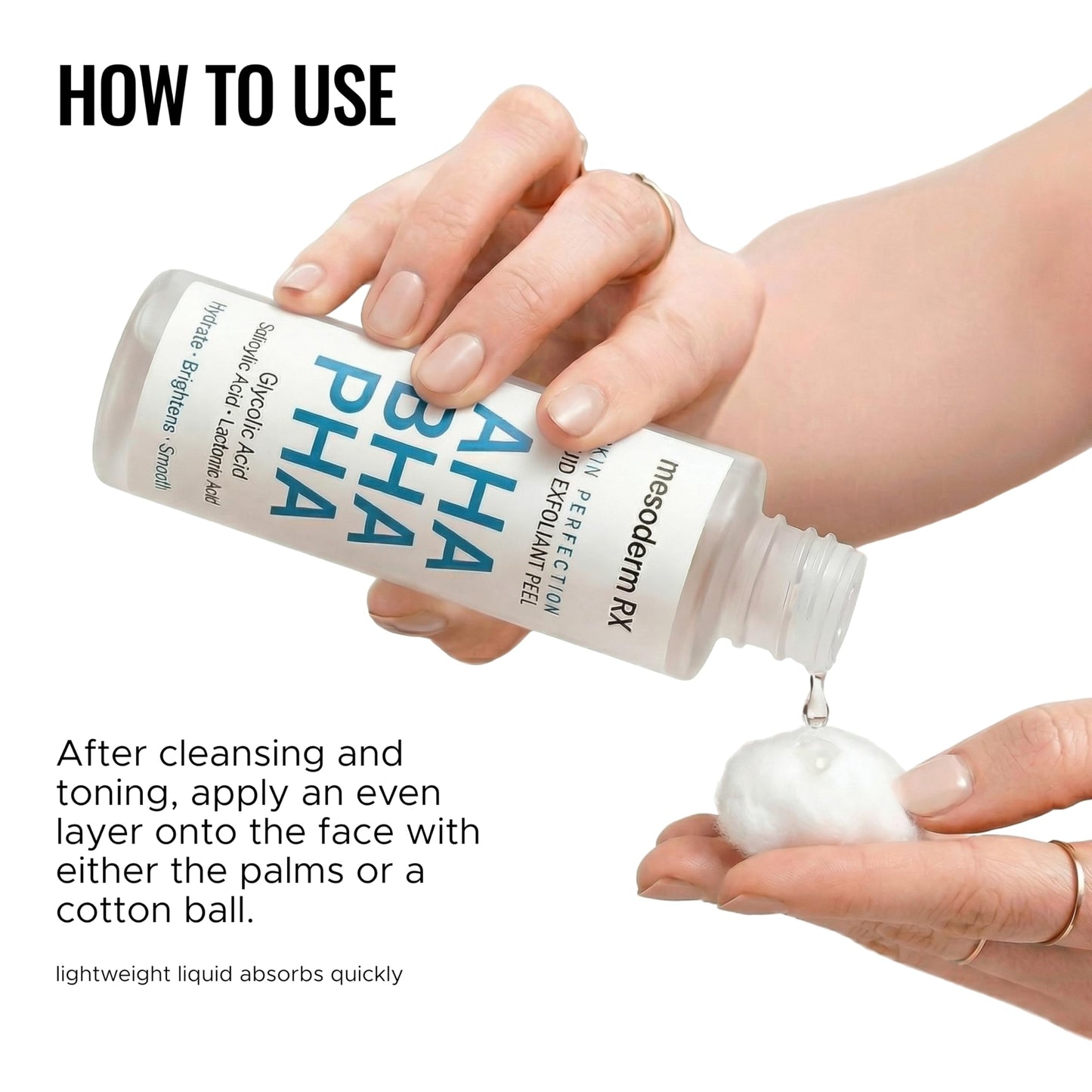 Mesoderm RX AHA BHA PHA Liquid Exfoliant, 100ml