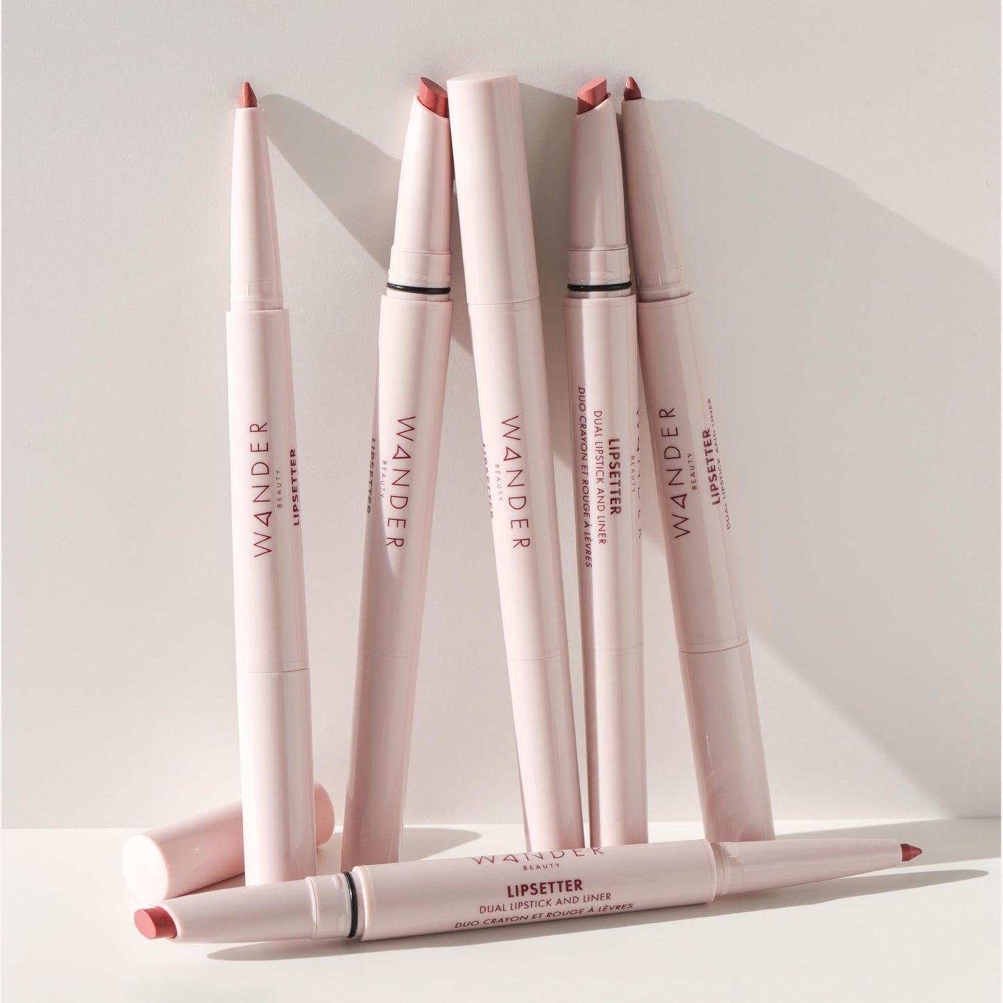 Wander Beauty Women's Lipsetter Dual Lipstick & Liner, Bohemian Blush, Pink, 1 Count