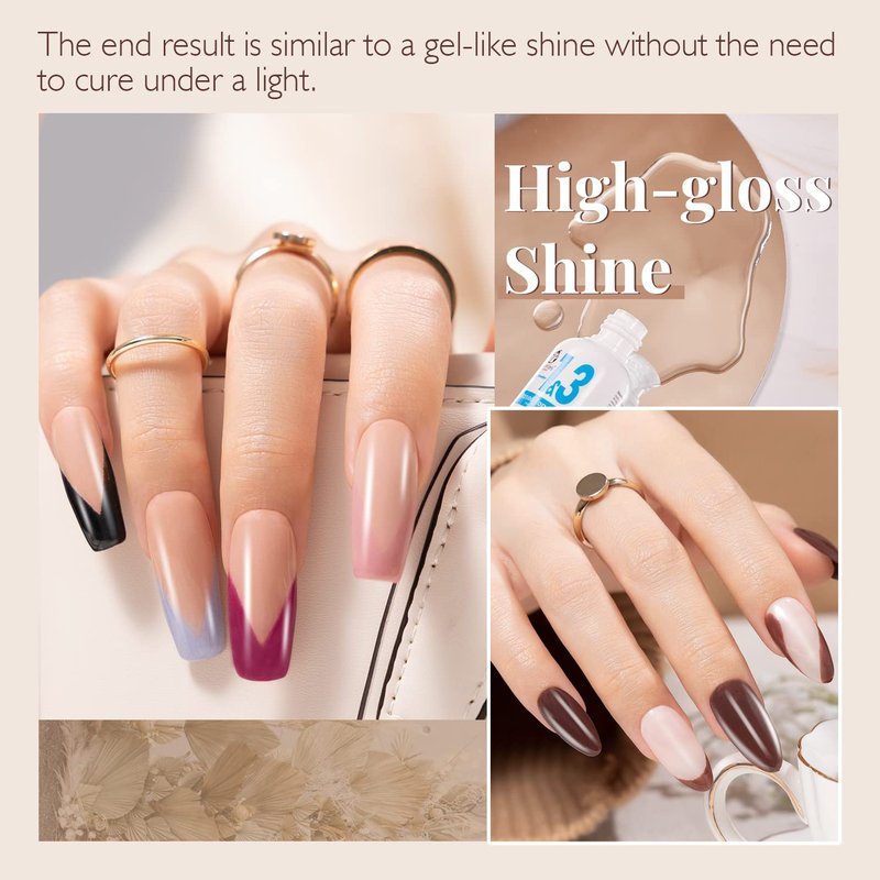 Beetles Dip Powder Liquid Set - 2 In 1 Dip Base & Top Coat and Activator, Nail Dip Liquid Set for Dipping Powders French Nail Design Dip Nail Kit Summer Manicure Gift for Women, 2Pcs 0.51 fl.oz