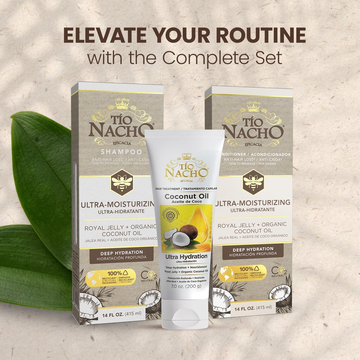 Tio Nacho Ultra-Moisturizing Frizz Control Hair Treatment, 7 oz, 3 Pk