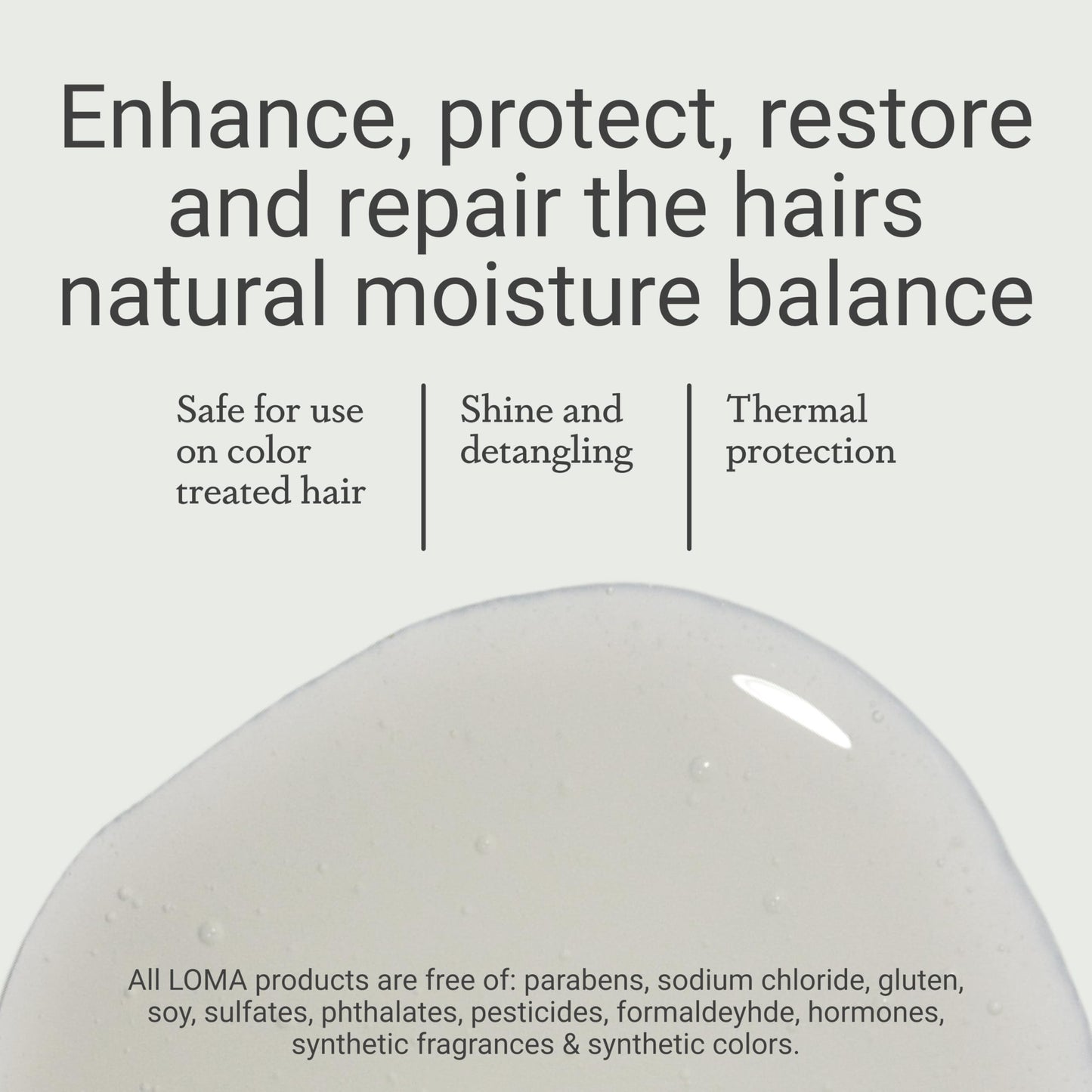 LOMA Daily Shampoo (clear formula) and Daily Conditioner (DUO PACK) 12 Ounce Each