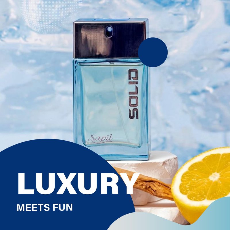 Sapil Solid Eau de Toilette for Men – Long-Lasting Dubai Toilette – Citrus, Woody, Musky & Warm Spicy Scent with Fresh & Powdery Notes – 3.4 Oz(100ml) –Premium Arabic Toilette for Daily & Evening Wear