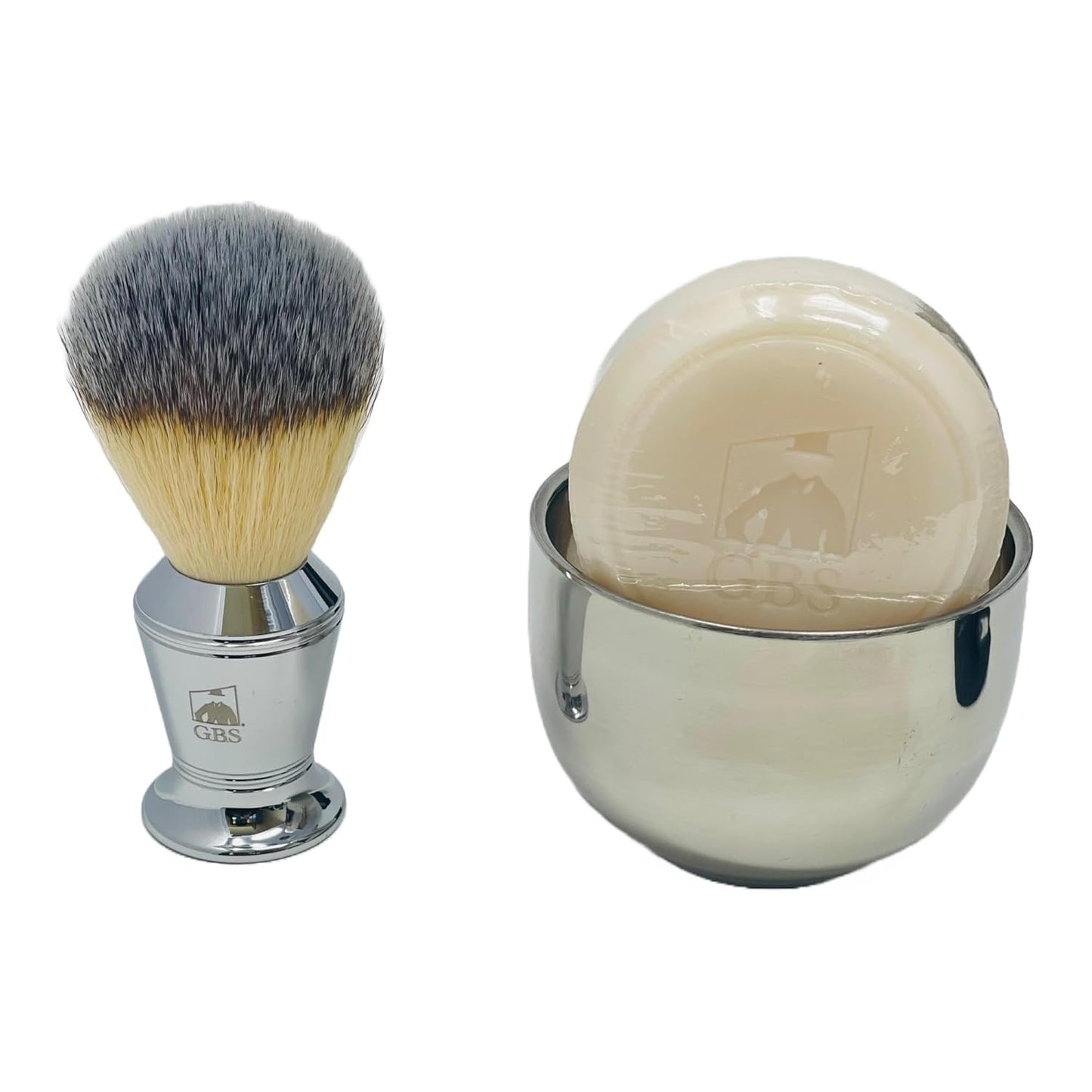 Men's Deluxe Travelling Kit - Butterfly Double Edge Safety Razor, Chrome Brush & Natural Soap | Complete Shaving Set