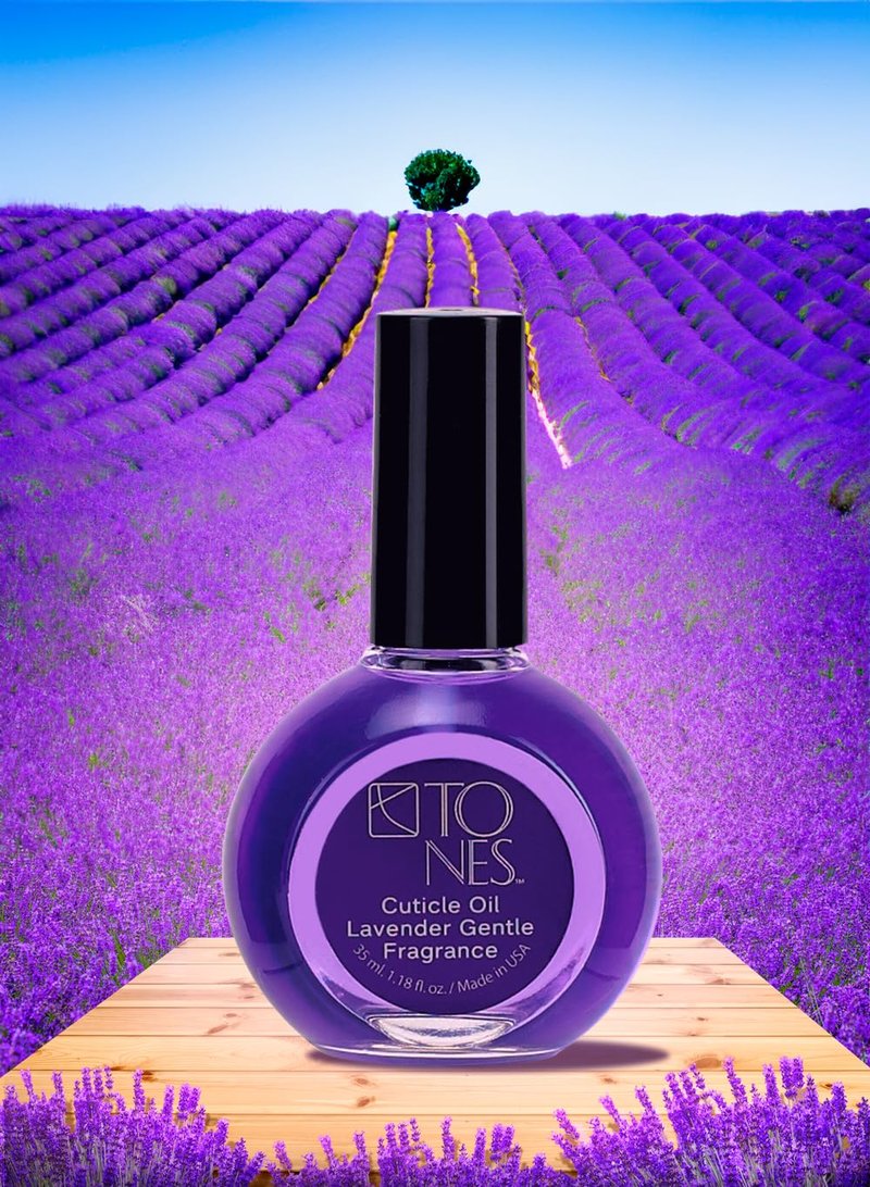 Cuticle Oil - Premium Hydrating Nail Oil for Dry Cuticles - 1.18 Fl Oz Lavender | Cruelty-Free, 7-Free Formula