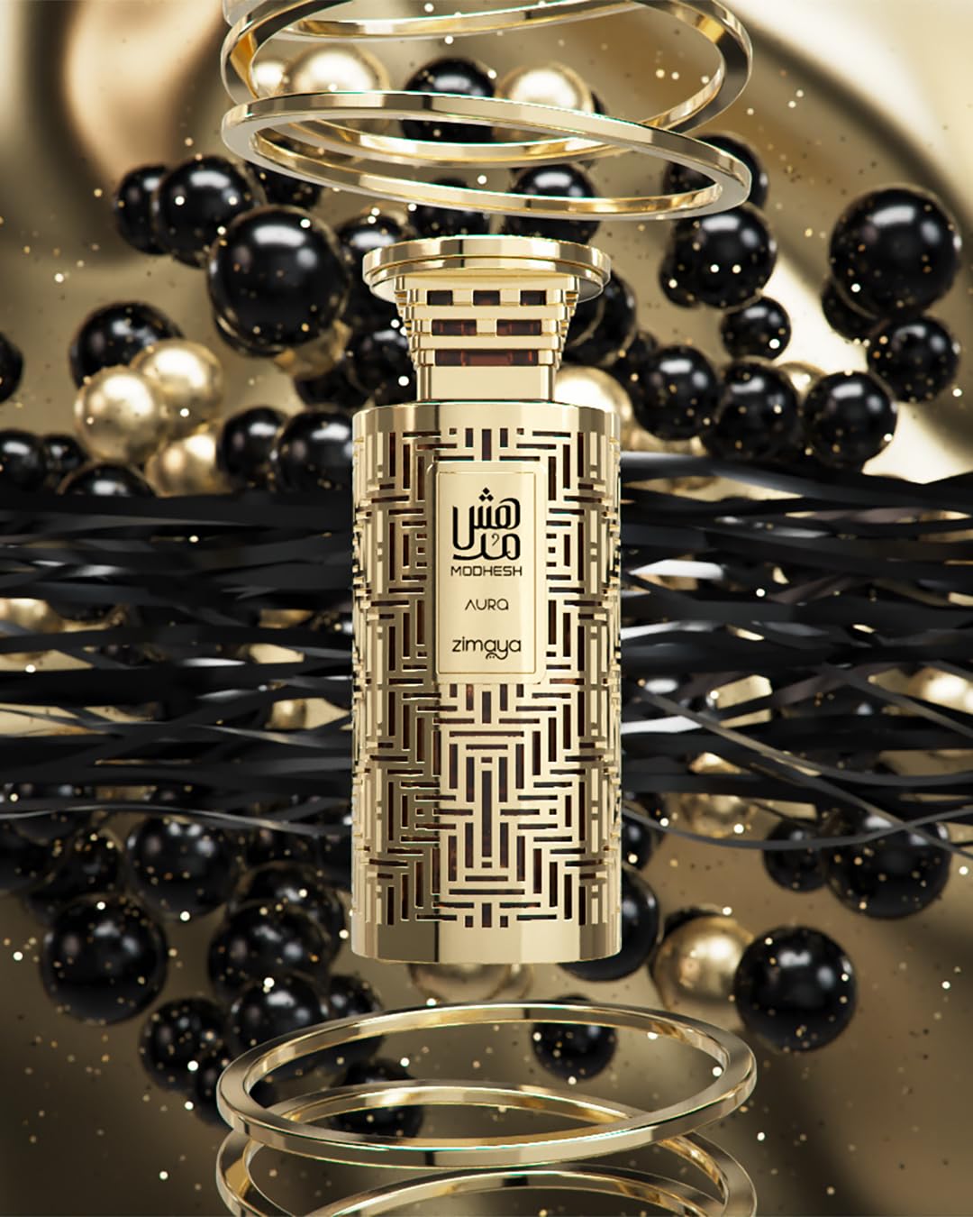 zimaya Modhesh Aura Pour Homme Eau de Parfum, 3.4 Fl Oz