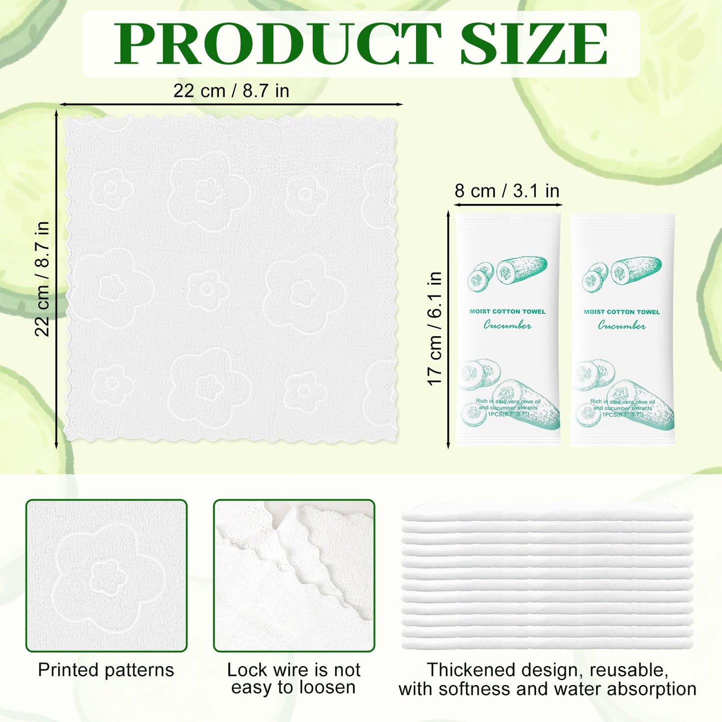 Moist Cotton Towel Bulk Moist Towelettes Individually Wrapped,White Towel Services,Refreshment Pre Moistened Towels for Dentist Travel Sport Party Hotel 50,Lemon