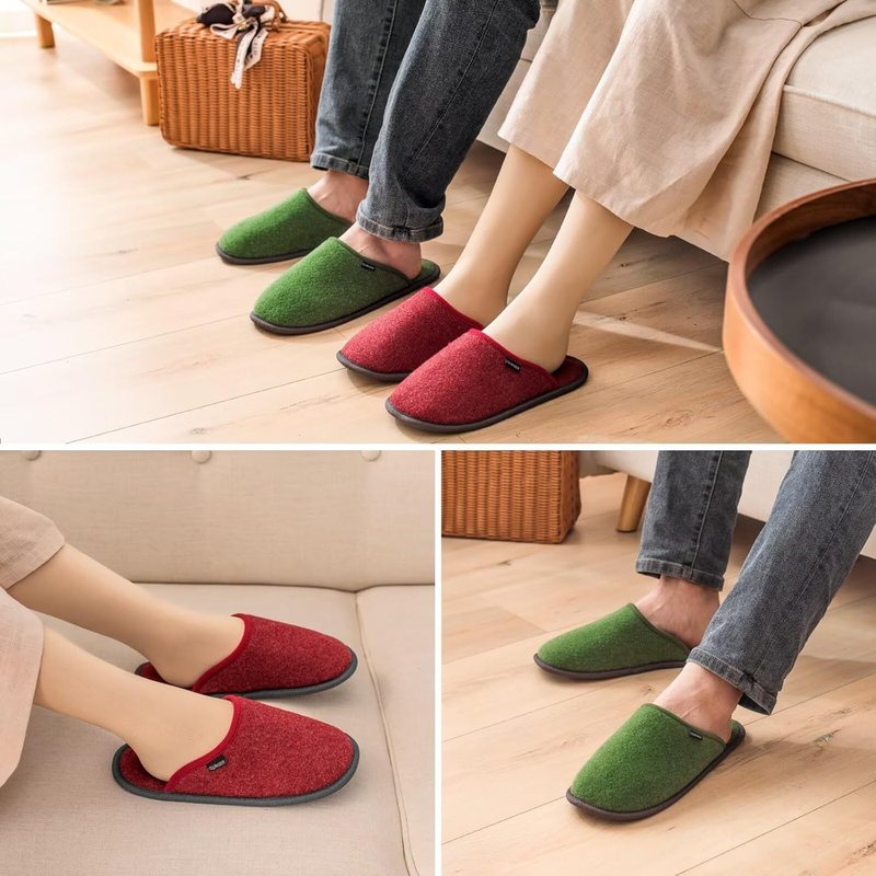 House Slippers for Guests - Non-Slip Washable Spa Slippers | Ideal for Hotels, Parties & Travel