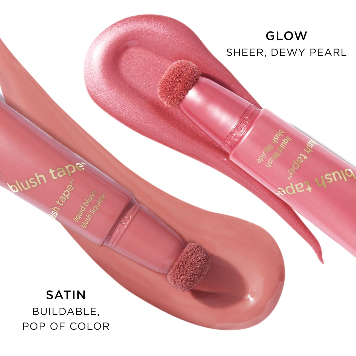 tarte blush tape liquid blush – Buildable Cream Cheek Makeup, Lightweight Formula, Blurs appearance for Radiant Glow, Vegan & Cruelty-Free, full size, pink