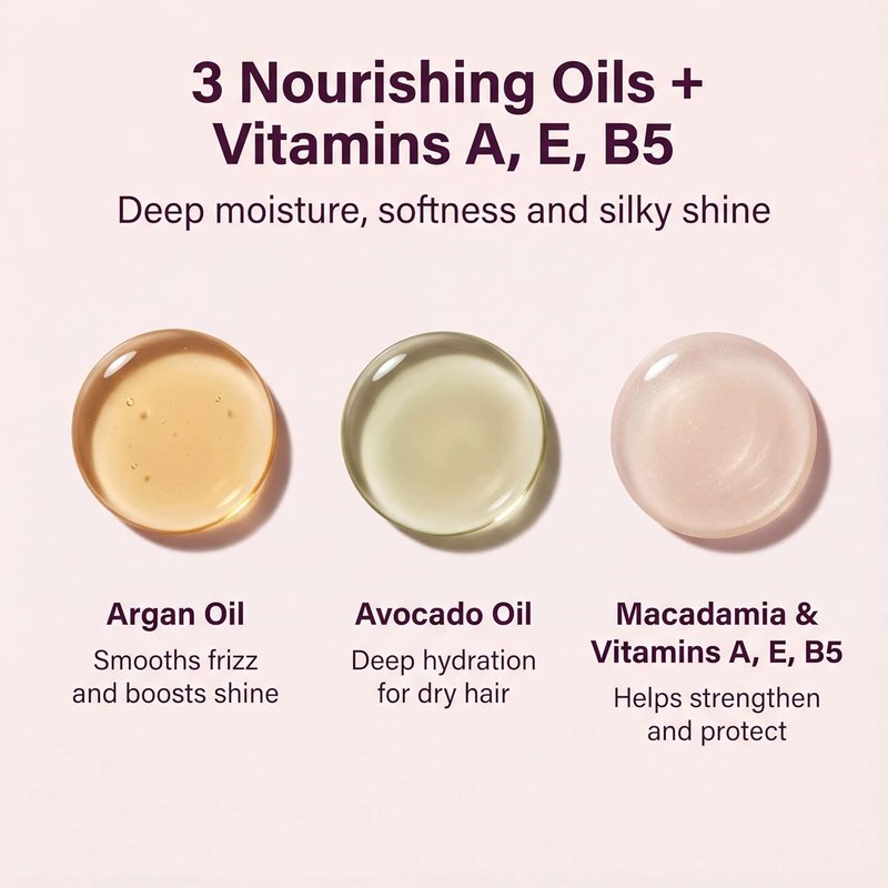 Sohl-I.D. Hair Serum for Frizzy Hair - Moisturizing Treatment for Dry, Curly Strands | Smooth & Shine Capsules