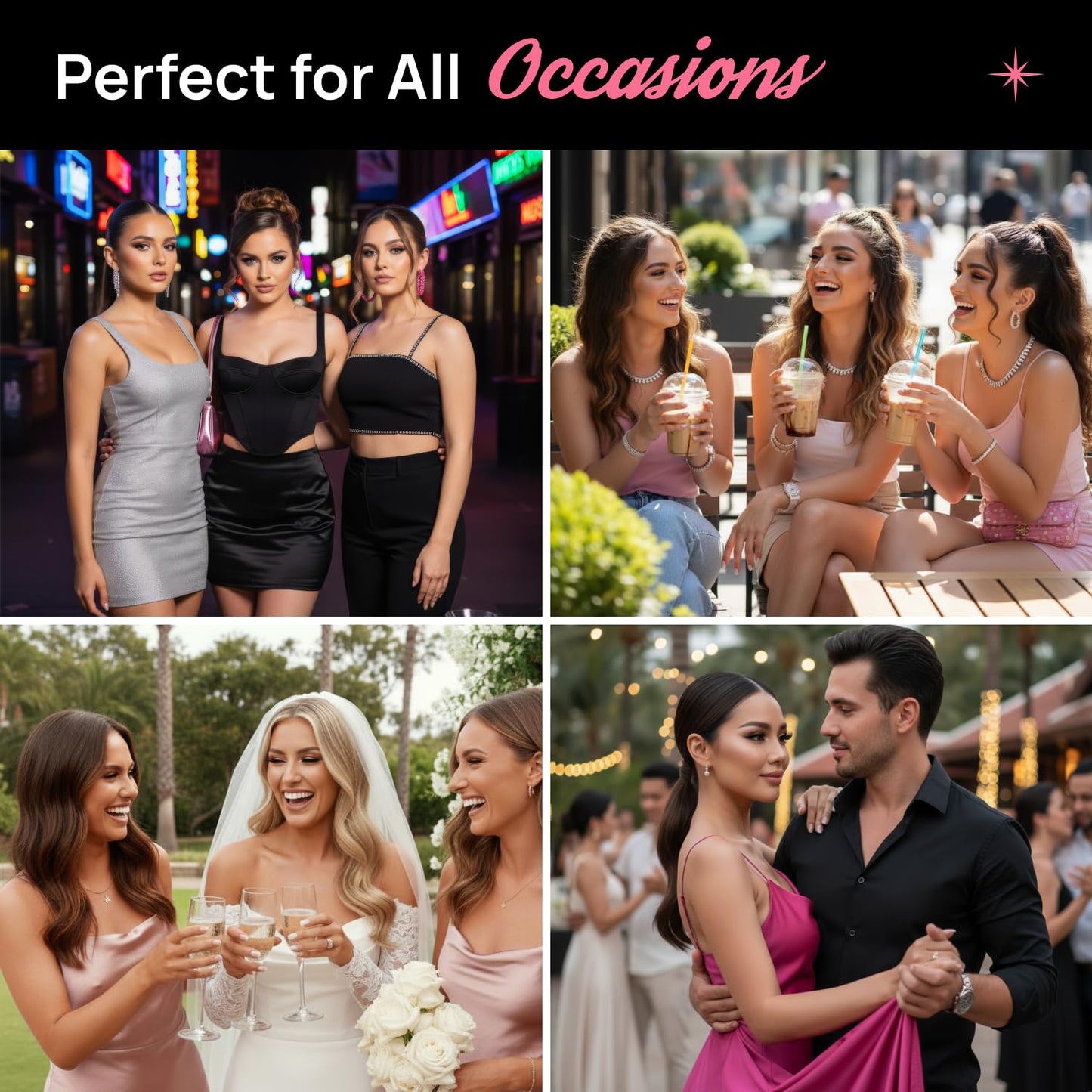 Full Out Glam Champion Charm Magnetic Lashes, Premium Reusable Magnetic Eyelashes, Refined Natural Look, No Glue Needed, Instant Application, Strong Performance Ready Hold, Contains One Set of Lashes