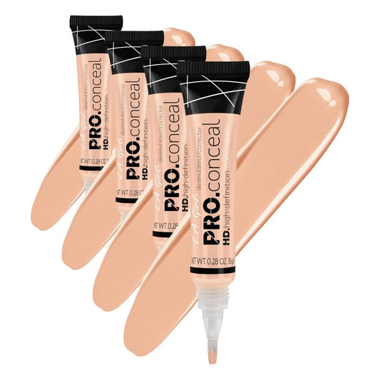L.A. Girl HD Pro.Conceal, Vanilla GC956 (Pack of 4)