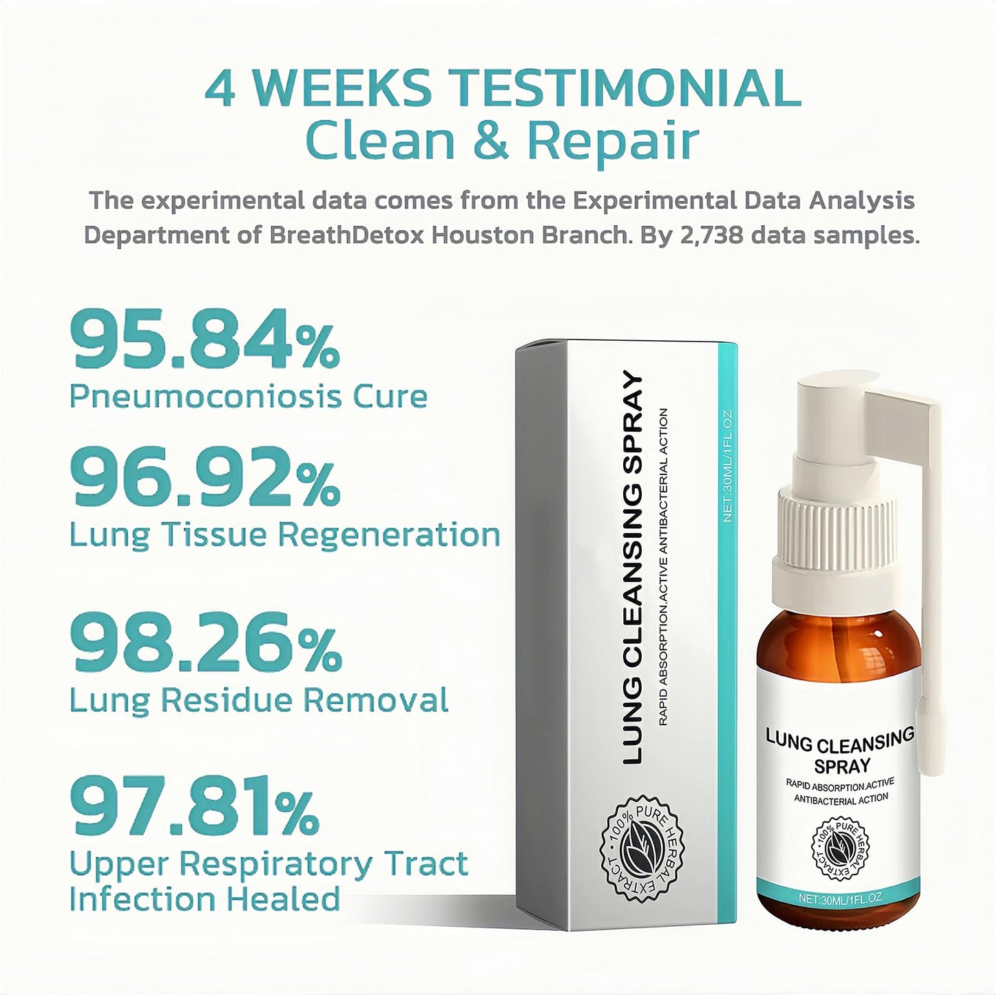 3 PCS - Cleansing Spray Breath Easy -Herbal Oral Fresh Spray mullein leaf extract for Fresh (3Pcs)