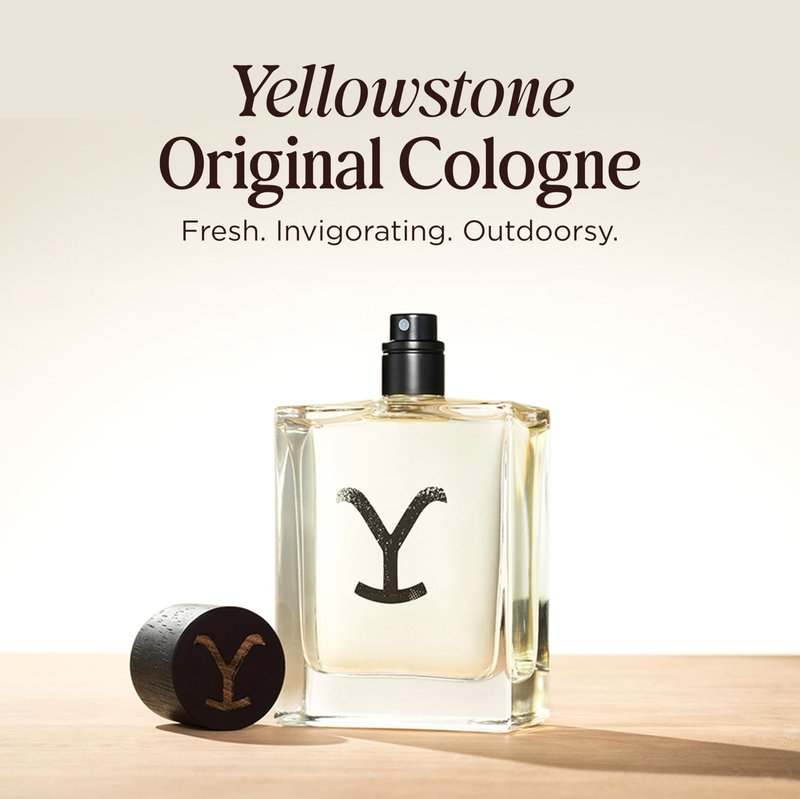 Tru Western Yellowstone Original Men’s Handcrafted Cologne Spray for Men, Desert Verbena, Yellow Grapefruit, Vetiver Root & Atlas Cedarwood, 3.4 fl oz (100 ml)