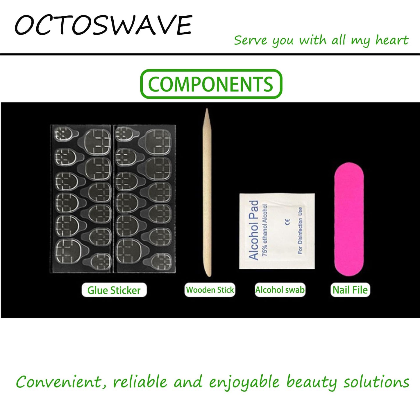 OCTOSWAVE Long Square Press on Nails - Leopard & 3D Black Bow French Tip Nude Pink Acrylic Glue on Nails, 24 Pcs Y2K Trendy Fake Nails for Women
