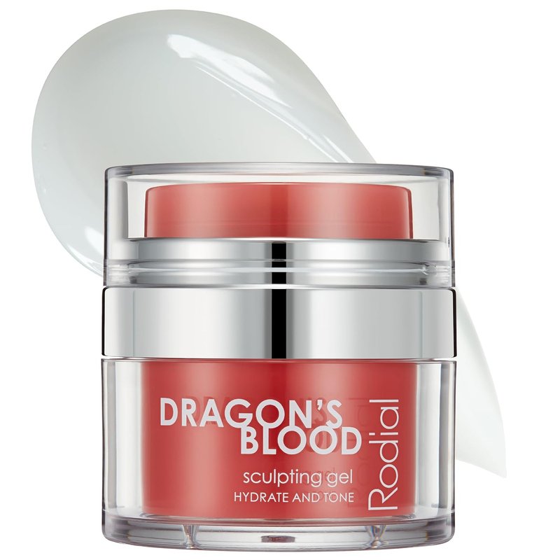 Rodial Dragon's Blood Sculpting Gel - Rejuvenating Ultra-Hydrating Face Cream | 0.3 fl oz - Triple Action Collagen Formula for Firmer Skin