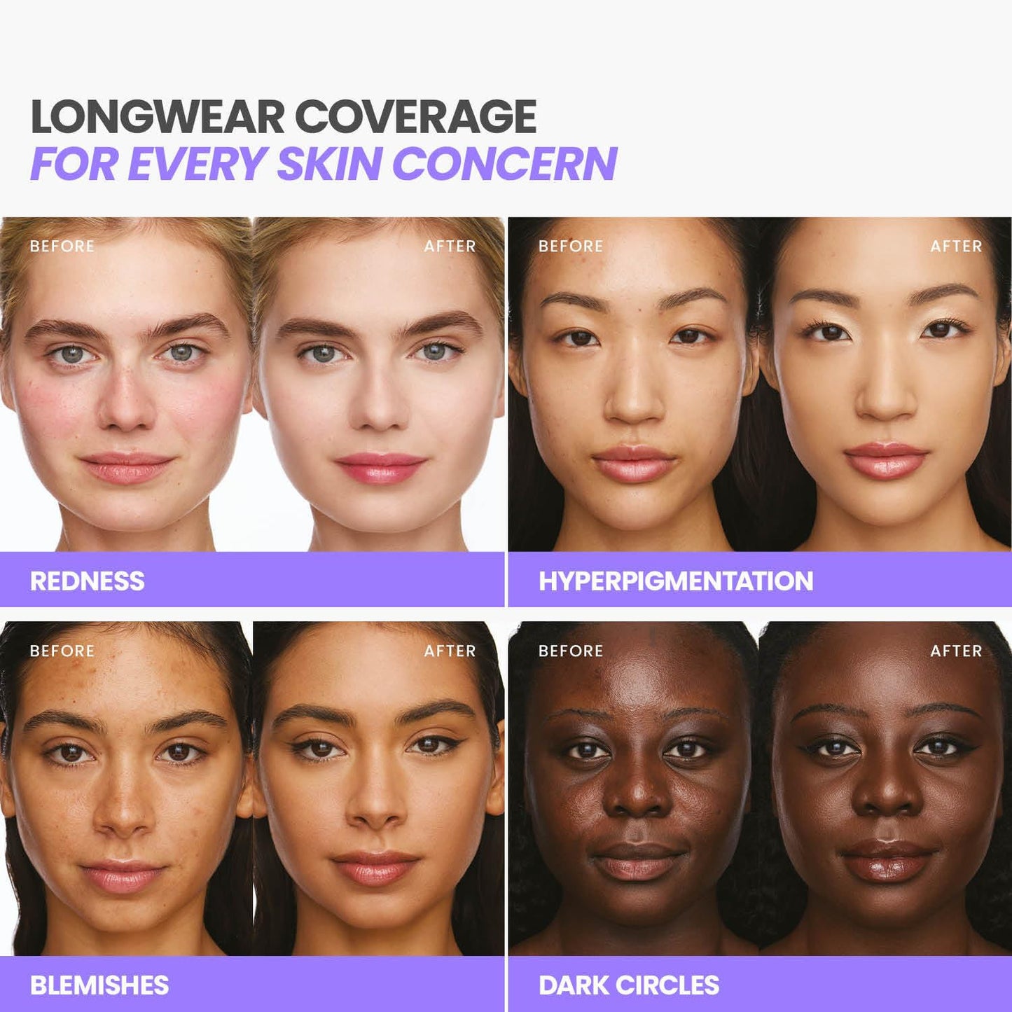 Wonderskin Hyper Bond All-Day Stay Serum Foundation - Waterproof, Transfer-Proof Face Makeup with Niacinamide & Hyaluronic Acid | Lightweight Natural Finish (Halo)