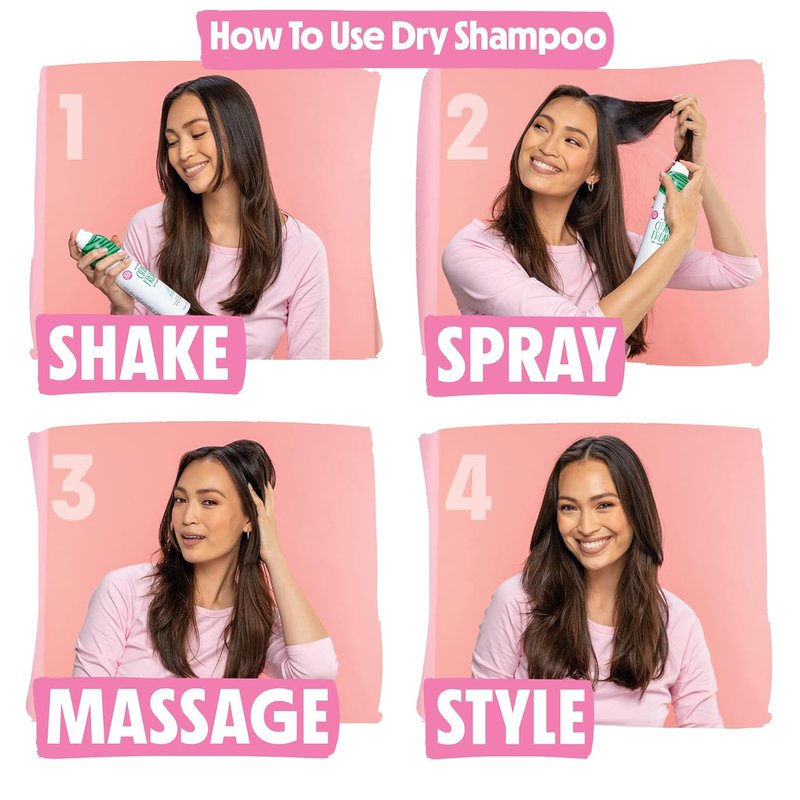 Not Your Mother's Dry Shampoo Spray - 3-Pack Assortment for Oily Hair | Clean Freak, Plump for Joy & Beach Babe - 7 oz Each