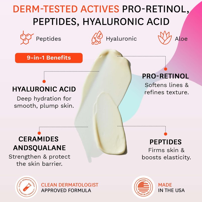 Fig.1 Pro Retinol Eye Cream | Anti Aging For Wrinkles And Fine Lines | Hydrating Under Eye Cream For Dark Circles And Puffiness | Moisturizer For Women & Men | 15ml / 0.5 fl oz