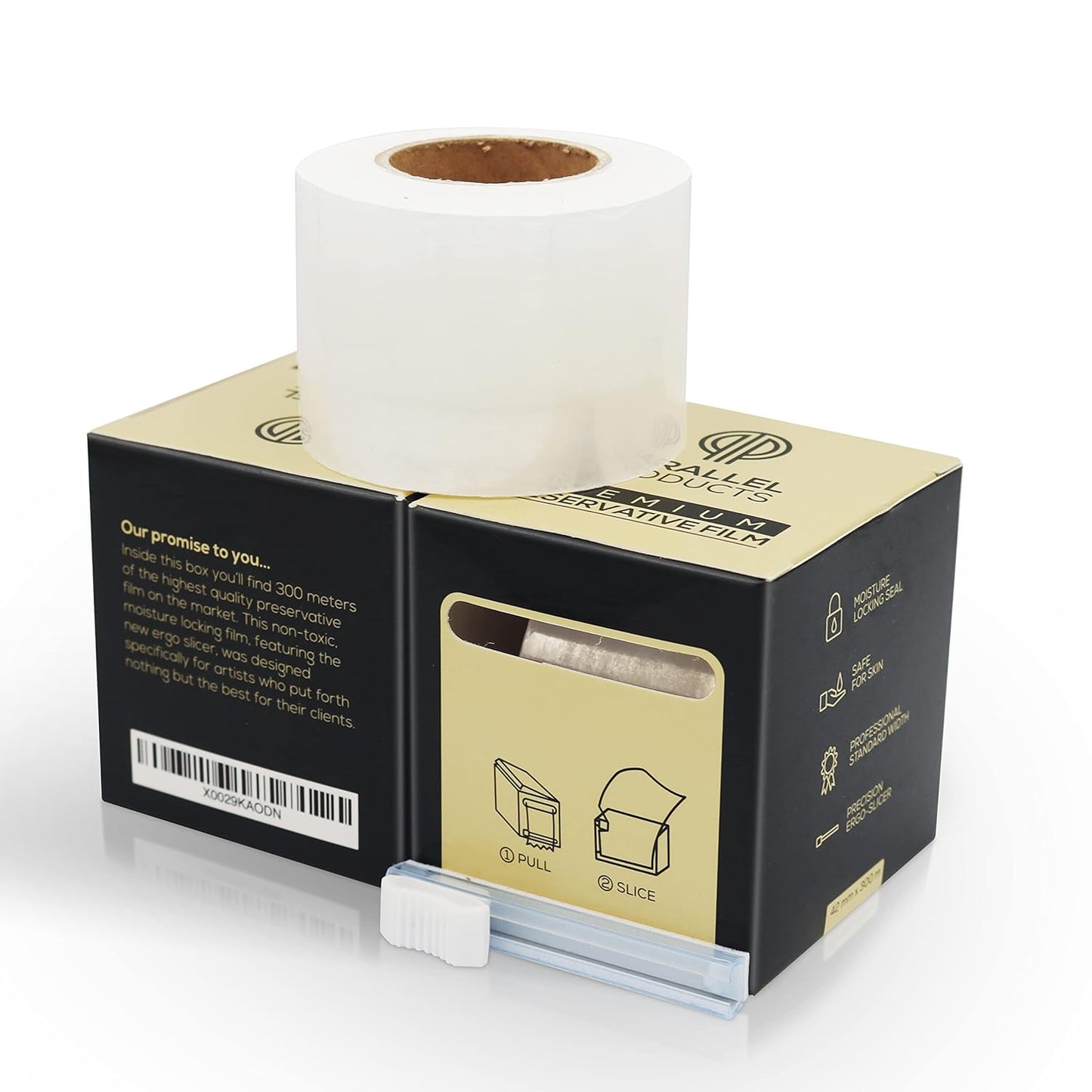 Premium Preservative Film | Plastic Wrap for Brow & Lash PMU - BPA Free, 300m, 2-Pack - Ideal for Lamination & Microblading